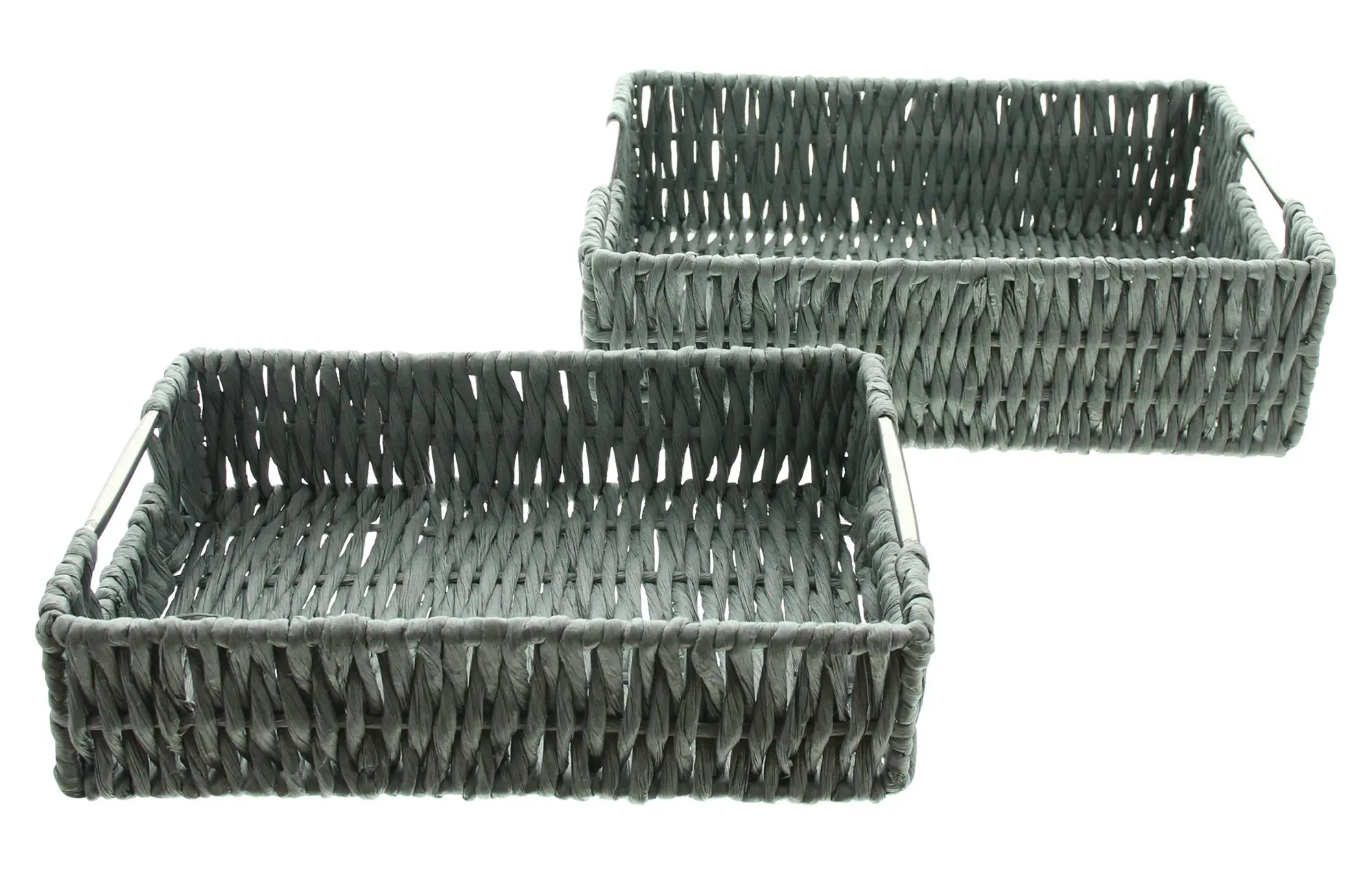 Acheter Lot de 2 plateaux déco "gris" dans la boutique en ligne de Frank Flechtwaren pour Paniers plateau Acheter Lot de 2 plateaux déco "gris" dans la boutique en ligne de Frank Flechtwaren pour Paniers plateau