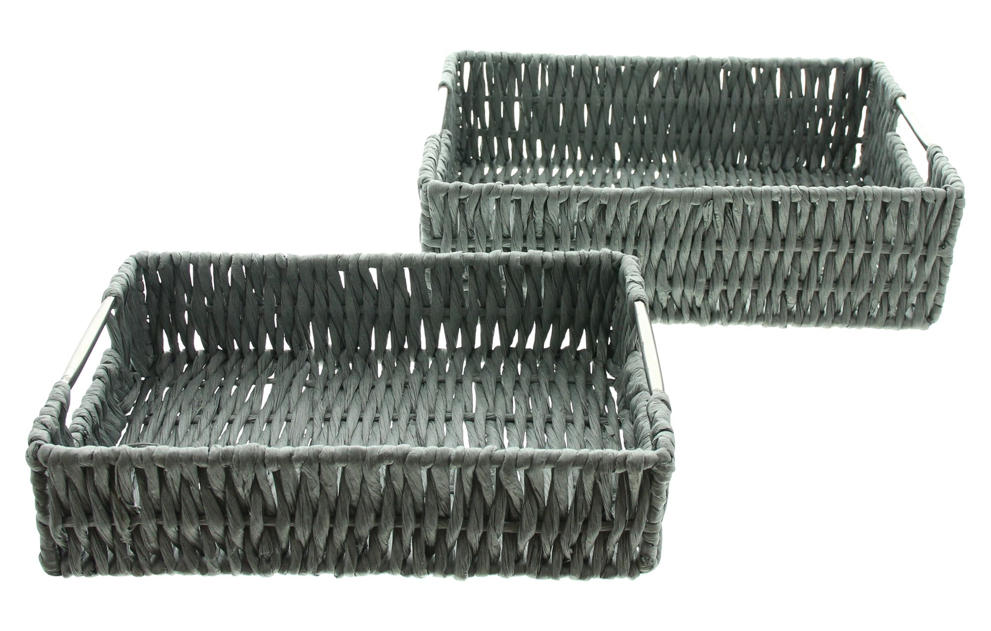 Acheter Lot de 2 plateaux déco "gris" dans la boutique en ligne de Frank Flechtwaren pour Paniers plateau Acheter Lot de 2 plateaux déco "gris" dans la boutique en ligne de Frank Flechtwaren pour Paniers plateau