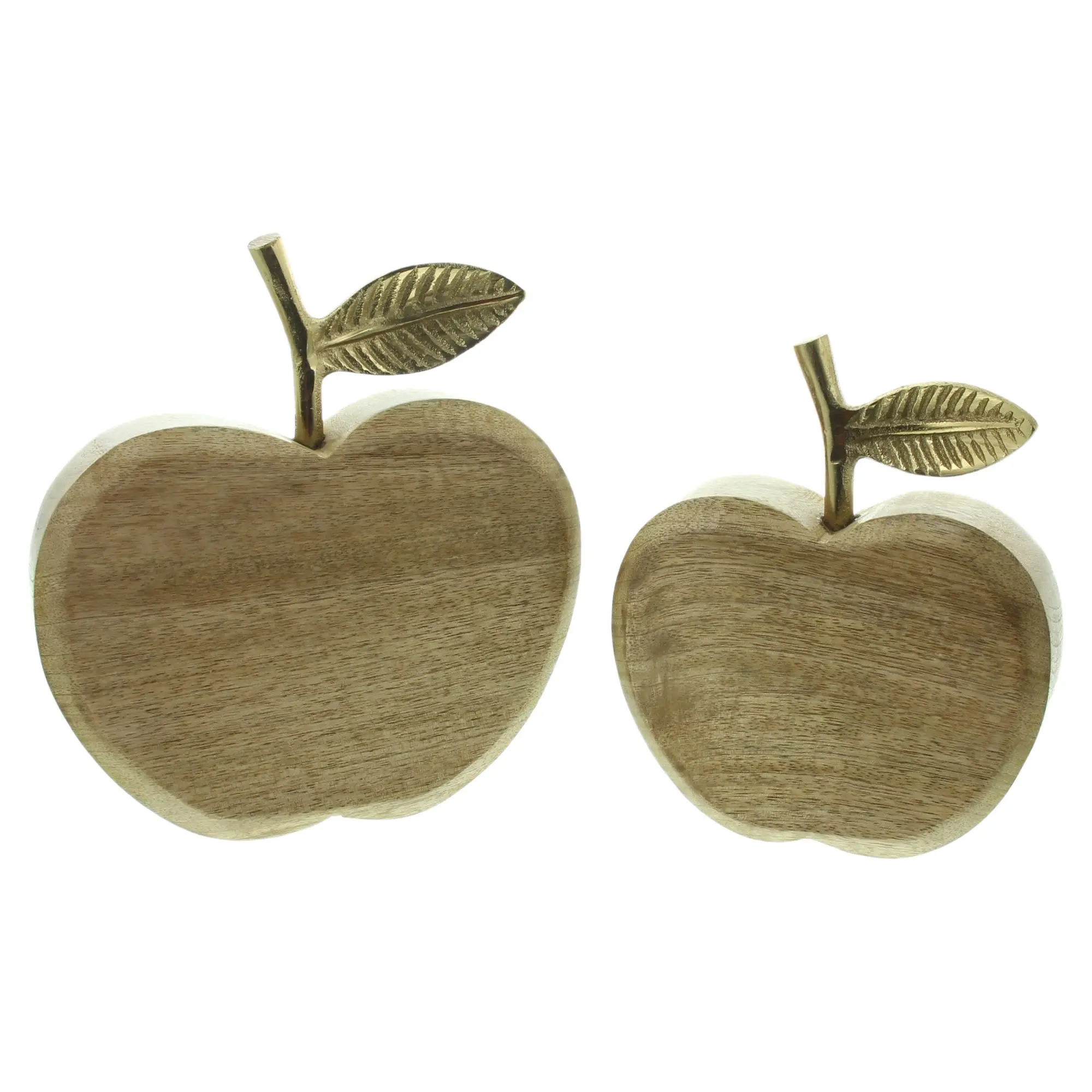 Acheter Pomme décorative « Goldglanz », lot de 2 dans la boutique en ligne de Frank Flechtwaren pour Figurines
