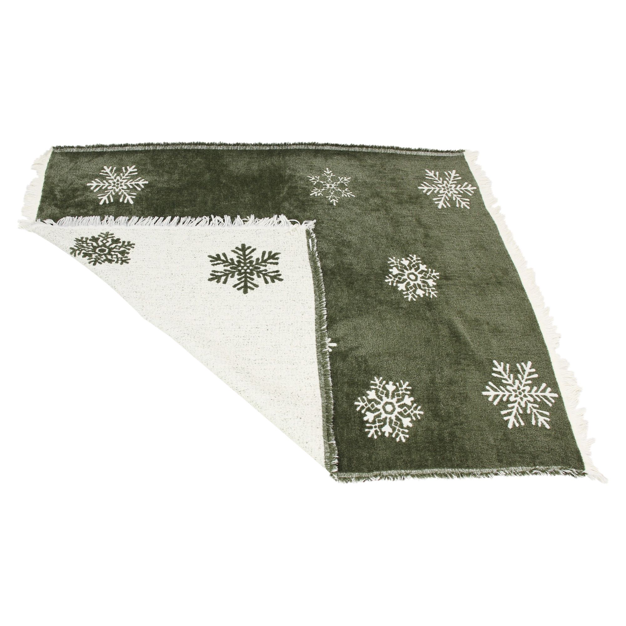 Acheter Couverture douillette « Flocons de neige »  dans la boutique en ligne de Frank Flechtwaren pour Couvertures douillettes de Noël