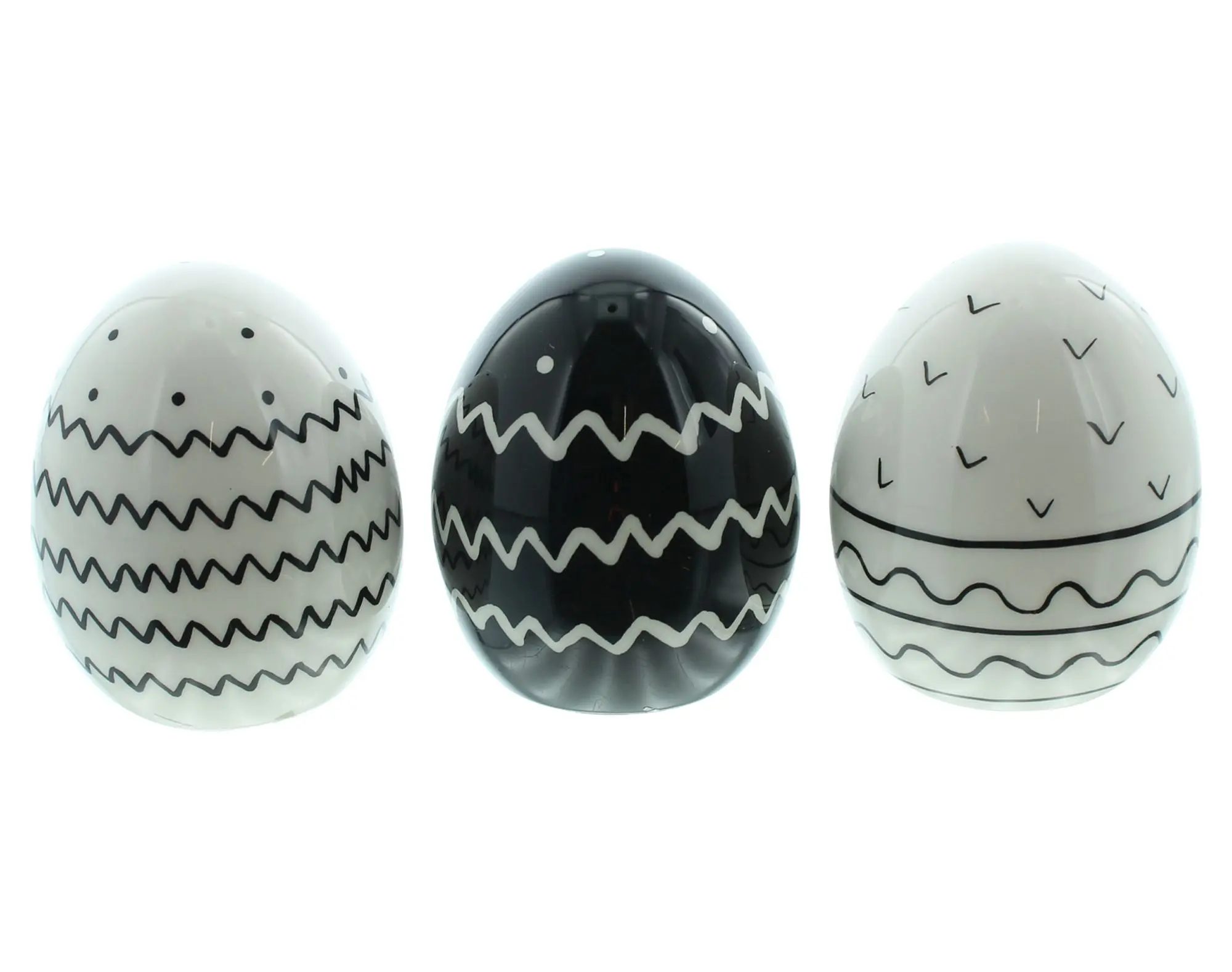 Acheter Lot de 3 oeufs de décoration "motif"  dans la boutique en ligne de Frank Flechtwaren pour Oeufs Pâques
