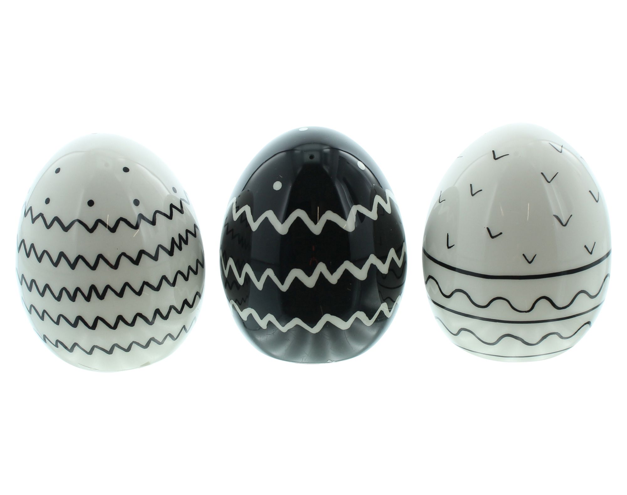 Acheter Lot de 3 oeufs de décoration "motif"  dans la boutique en ligne de Frank Flechtwaren pour Oeufs Pâques