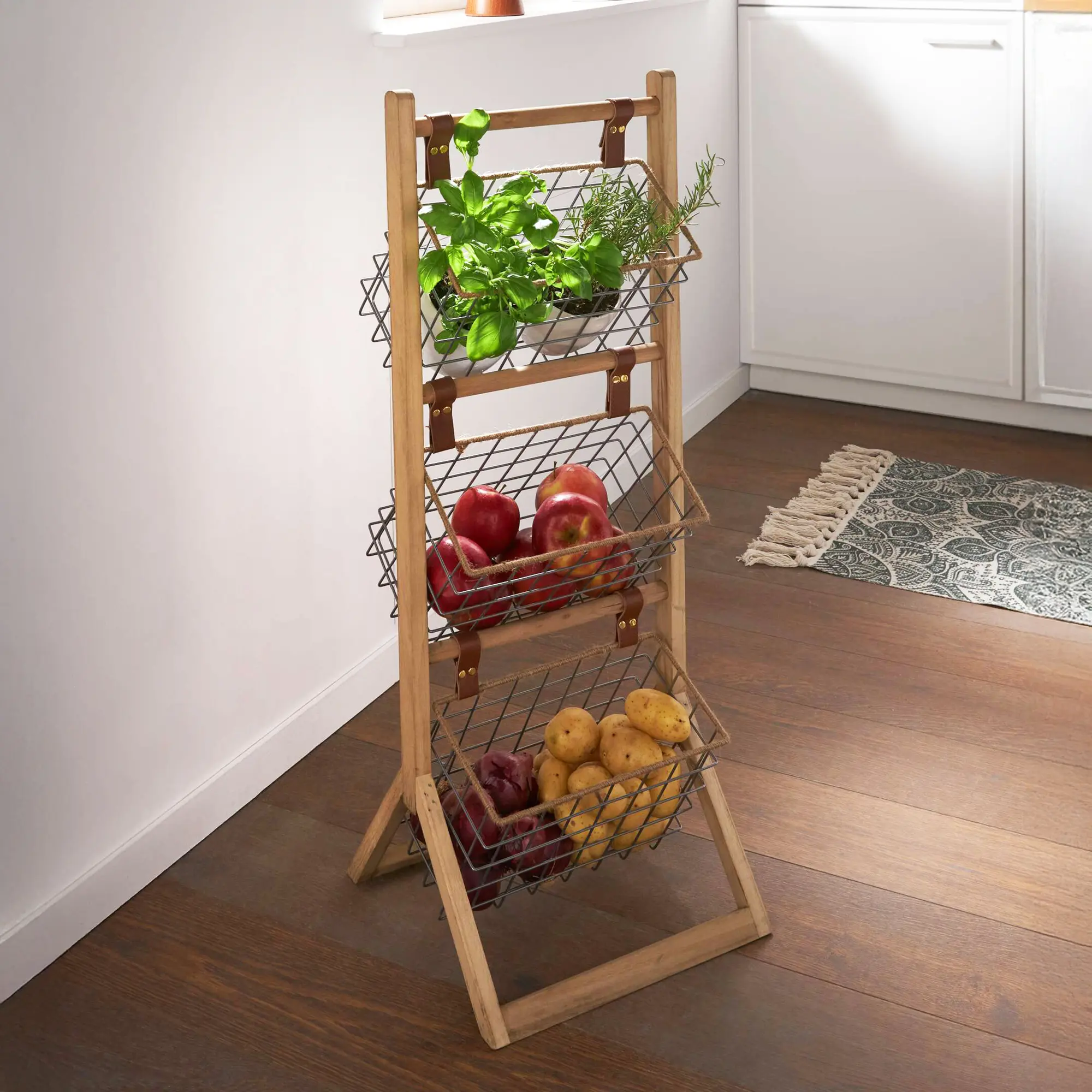 Acheter Étagère à corbeille métallique "My Storage"  dans la boutique en ligne de Frank Flechtwaren