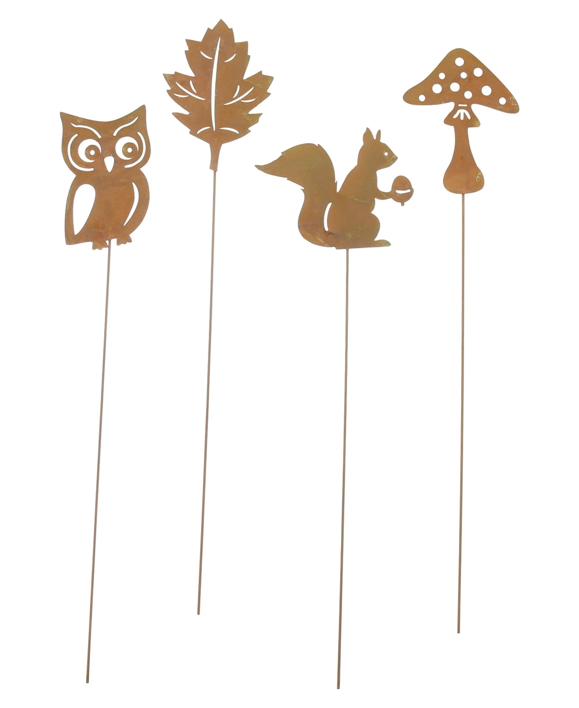 Acheter Lot de 4 pics "quatuor d'automne"  dans la boutique en ligne de Frank Flechtwaren pour Jardin d'automne