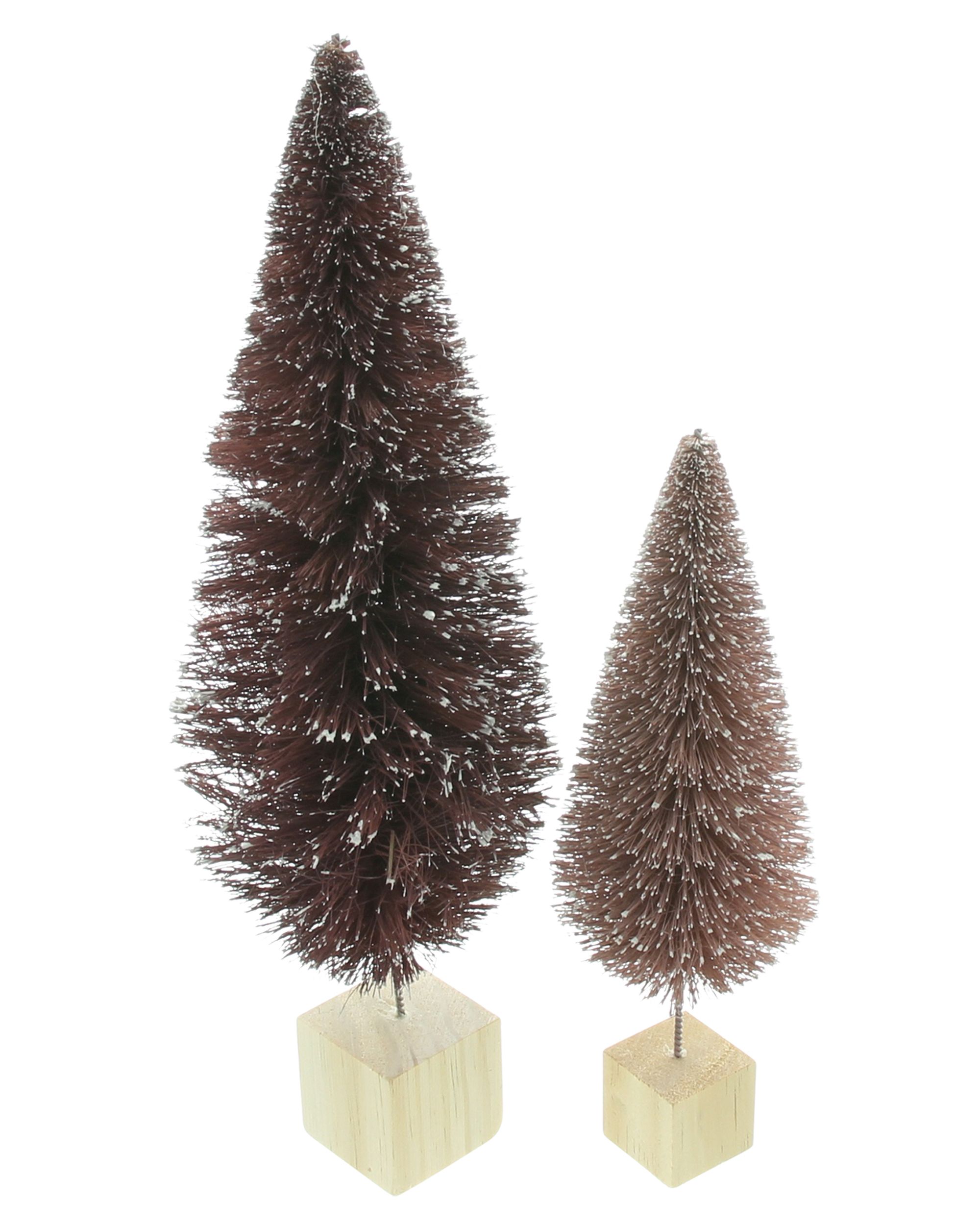 Acheter Lot de 2 sapins "rêve d'hiver"  dans la boutique en ligne de Frank Flechtwaren pour Noël