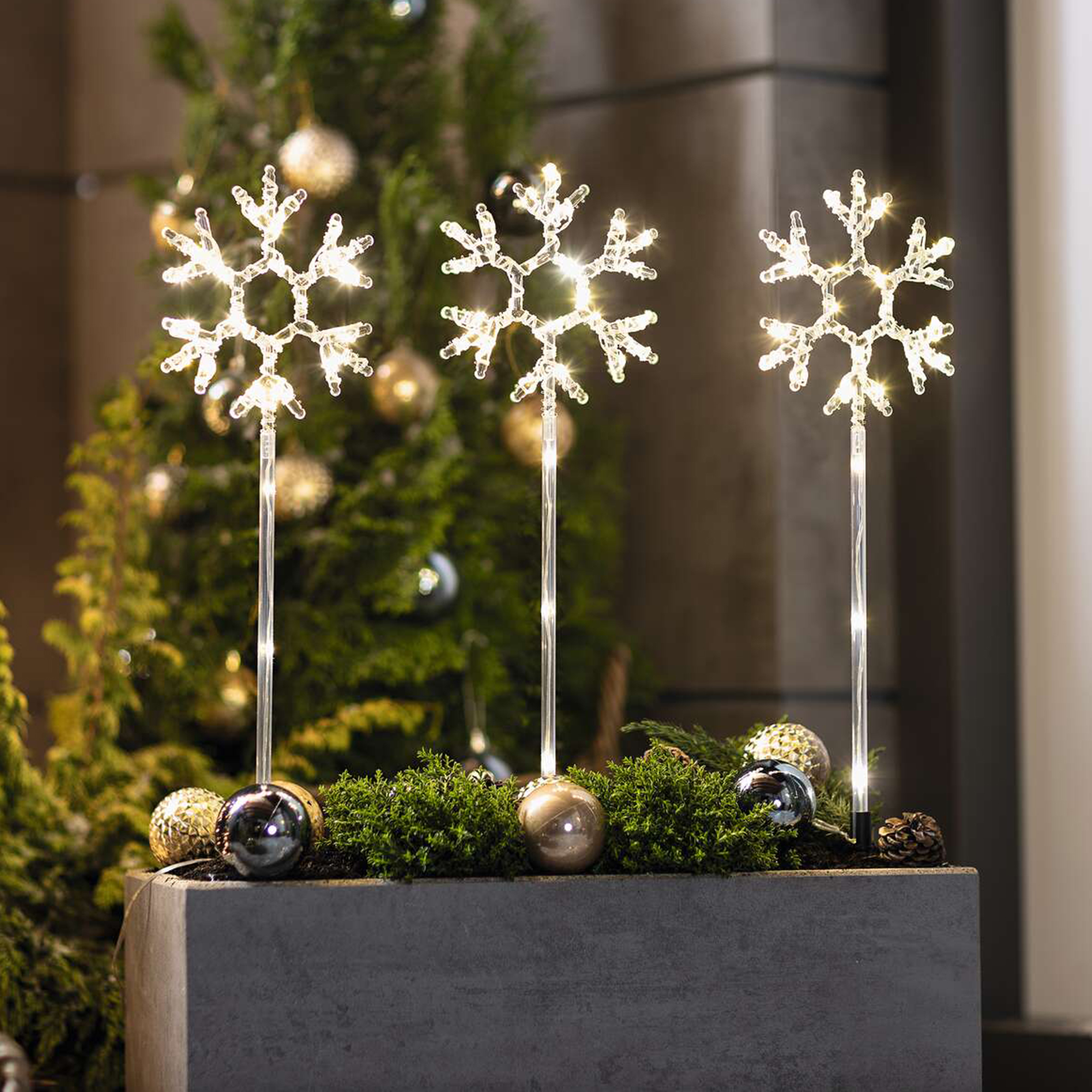 Acheter Pics LED "flocon de neige"  dans la boutique en ligne de Frank Flechtwaren