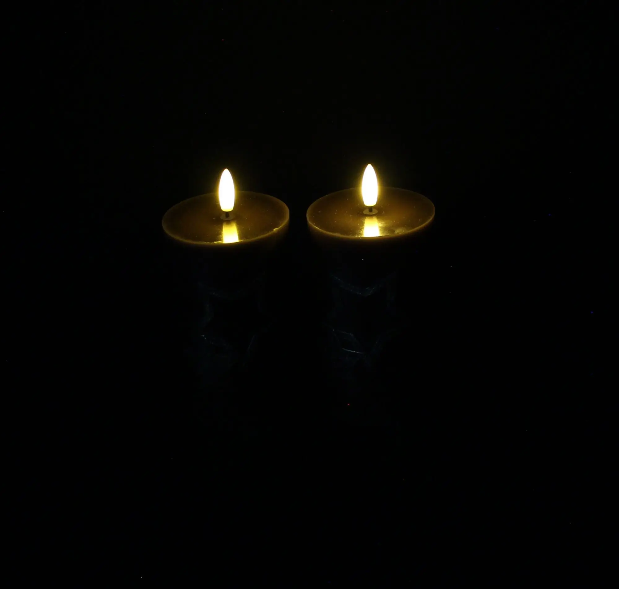 Acheter Lot de 2 bougies LED "étoiles", brun  dans la boutique en ligne de Frank Flechtwaren pour Bougies &amp; LEDs