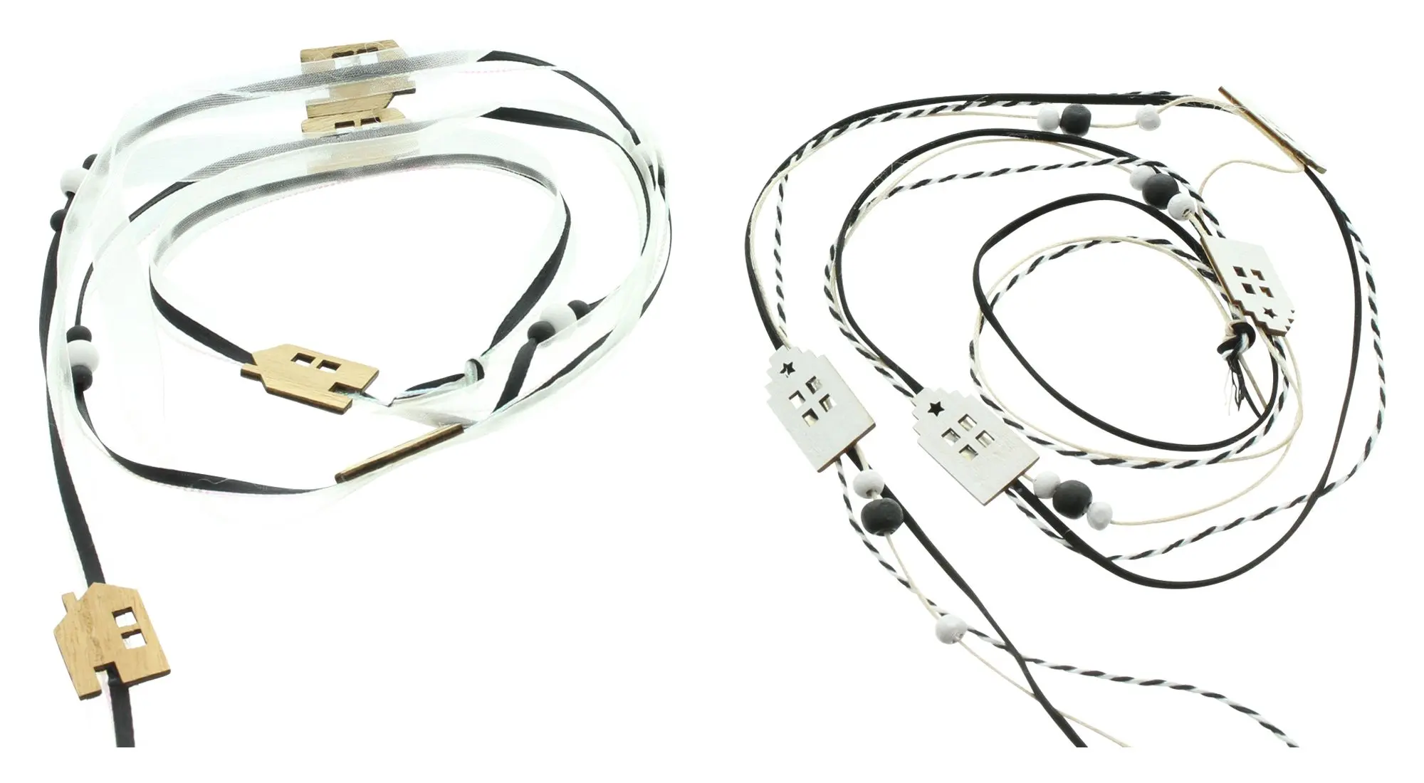 Acheter Lot de 2 rubans cadeau "Maisonnette"  dans la boutique en ligne de Frank Flechtwaren pour Pâques