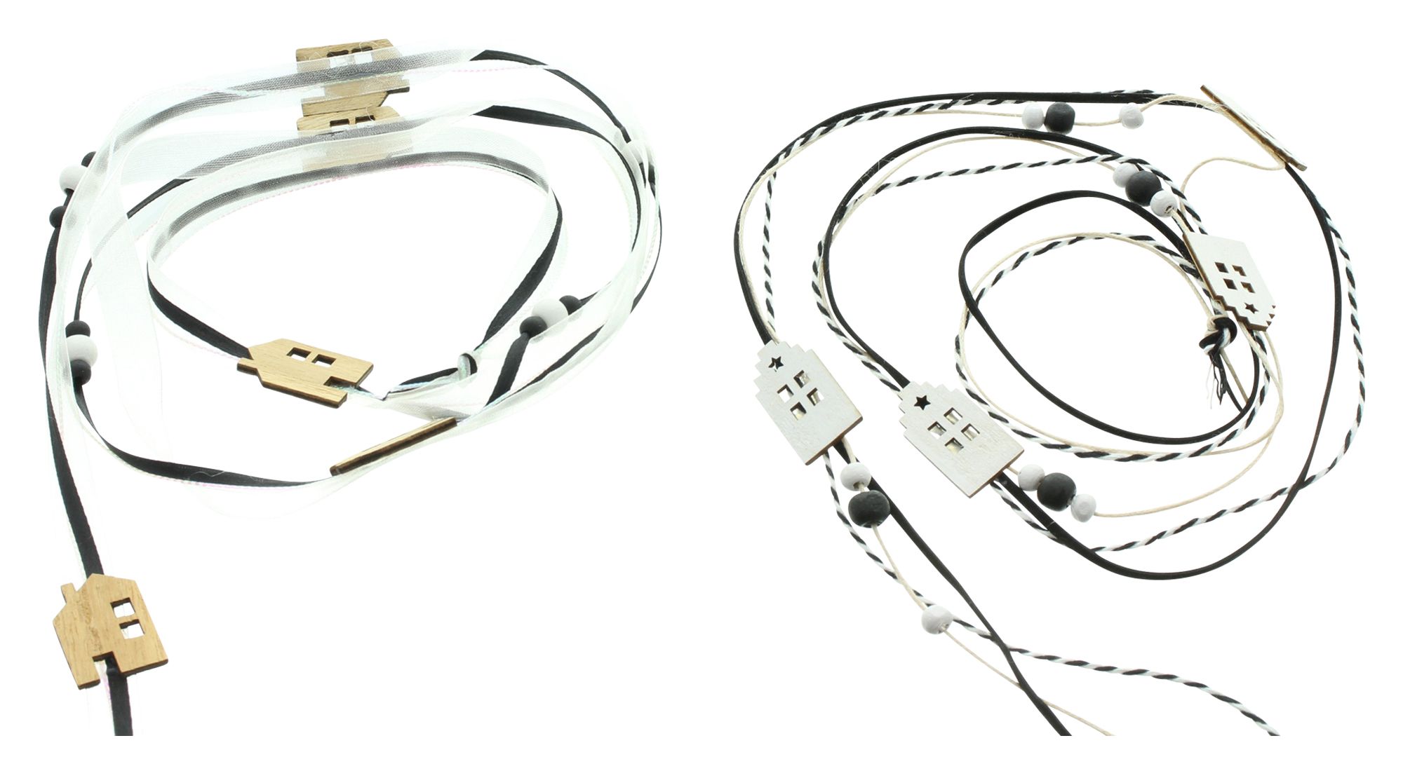 Acheter Lot de 2 rubans cadeau "Maisonnette"  dans la boutique en ligne de Frank Flechtwaren pour Pâques