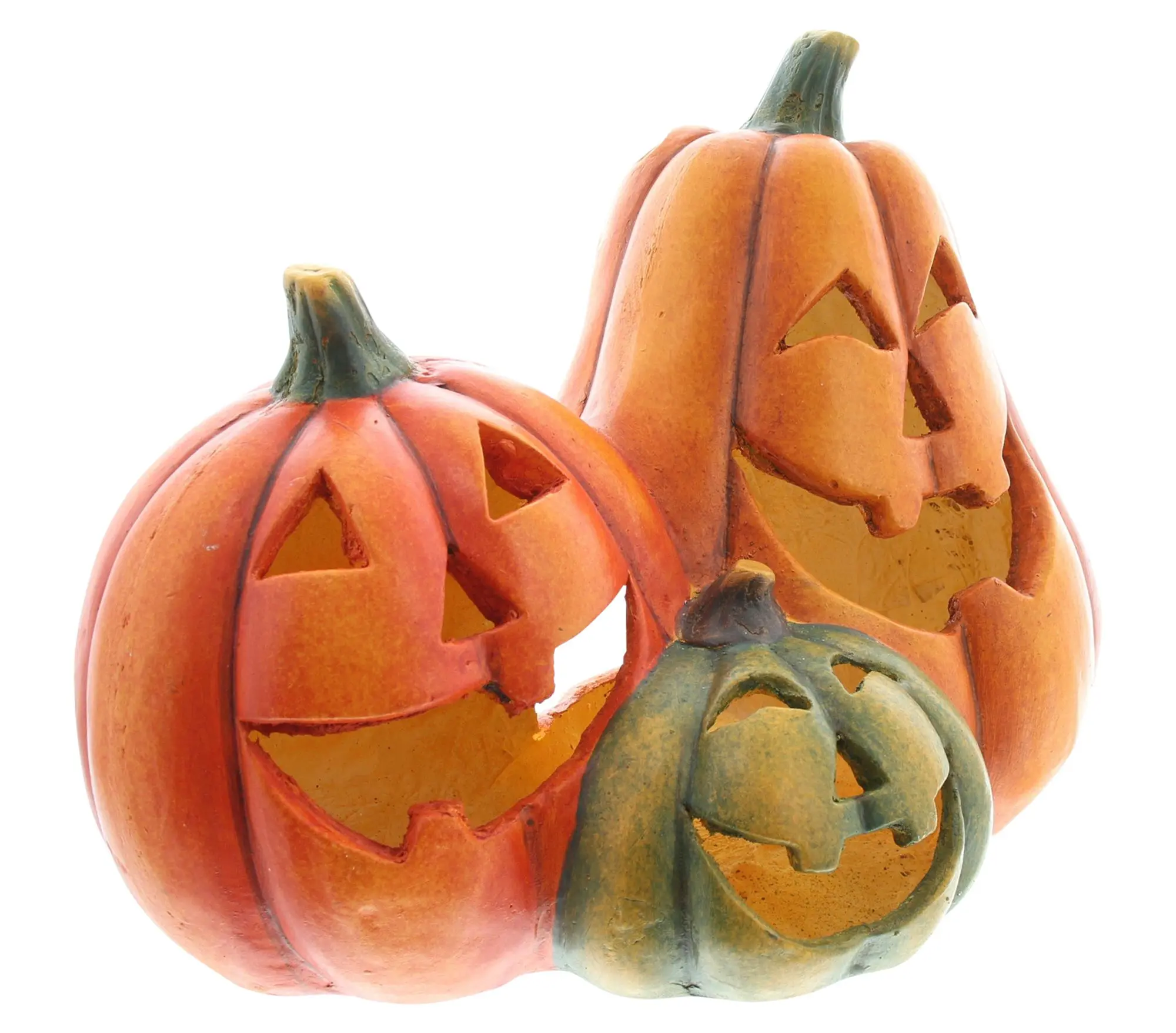 Acheter Trio de citrouilles "Smile"  dans la boutique en ligne de Frank Flechtwaren pour Jardin d'automne