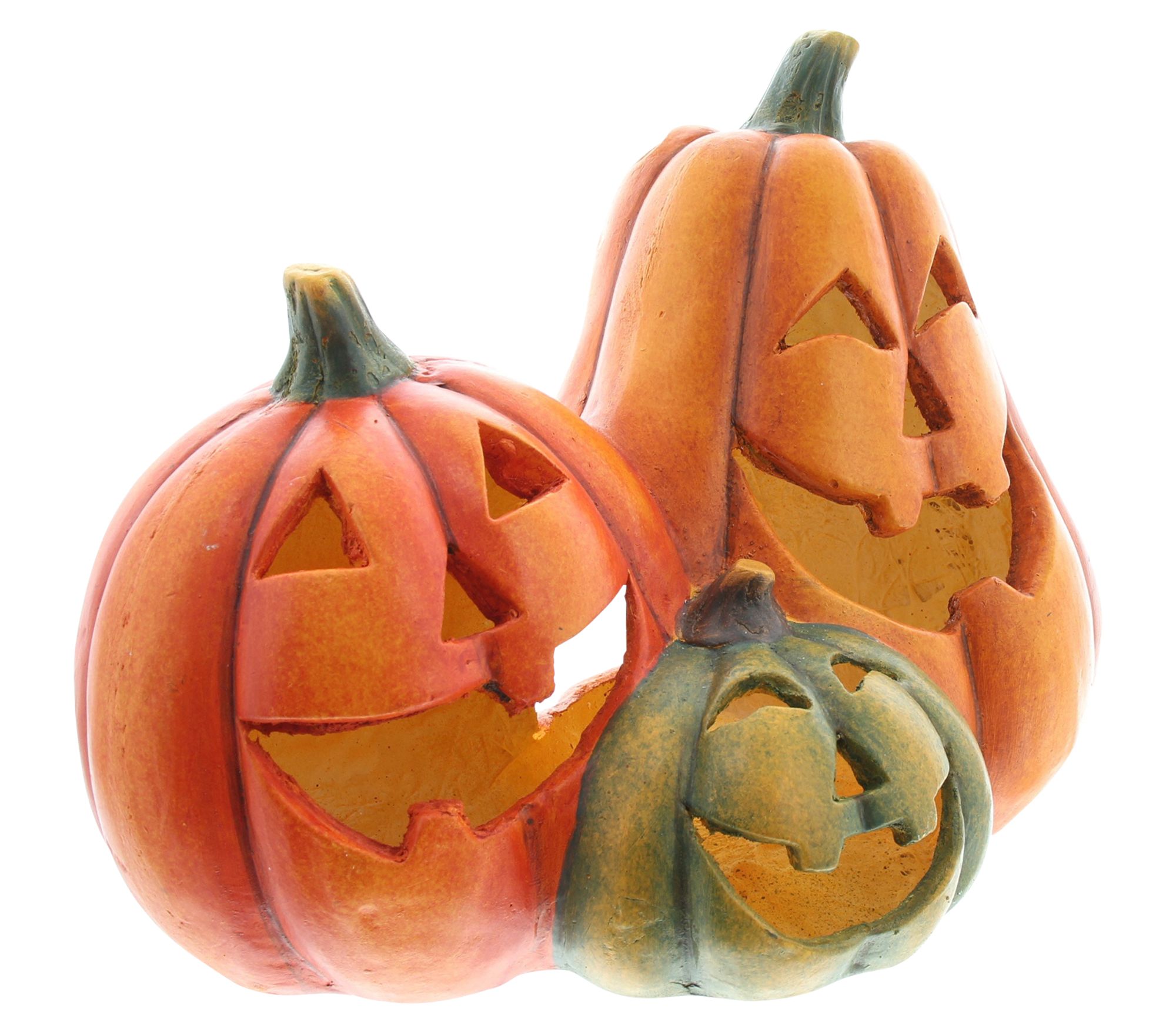 Acheter Trio de citrouilles "Smile"  dans la boutique en ligne de Frank Flechtwaren pour Jardin d'automne