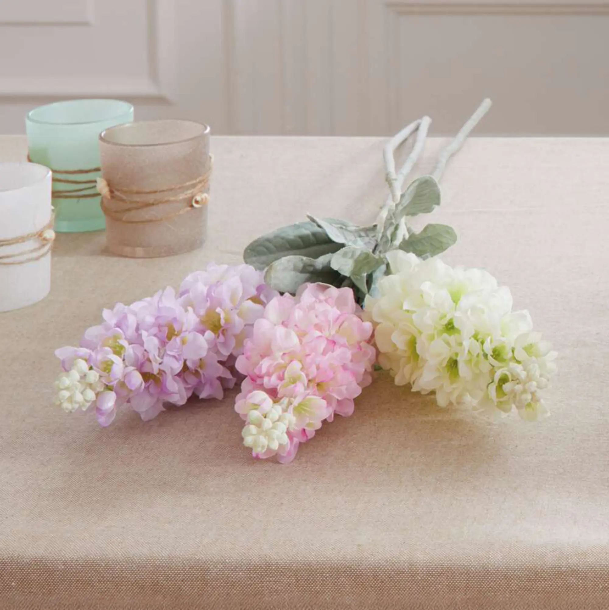 Acheter Lot de 3 fleurs "Levkoje" dans la boutique en ligne de Frank Flechtwaren pour Plantes artificielles Acheter Lot de 3 fleurs "Levkoje" dans la boutique en ligne de Frank Flechtwaren pour Plantes artificielles