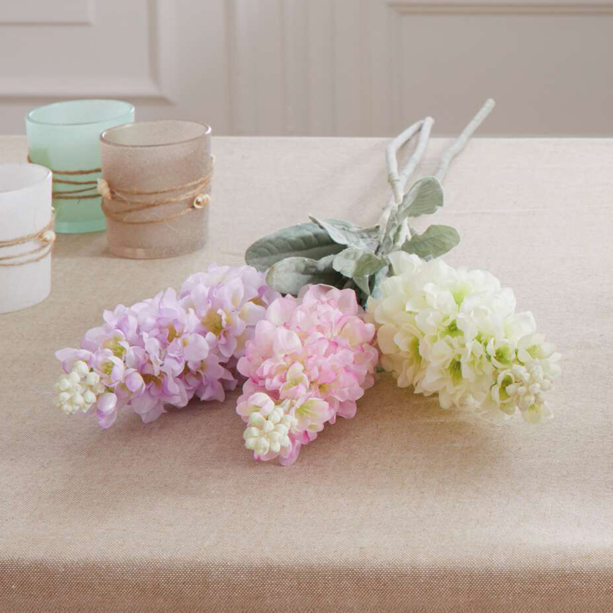 Acheter Lot de 3 fleurs "Levkoje"  dans la boutique en ligne de Frank Flechtwaren