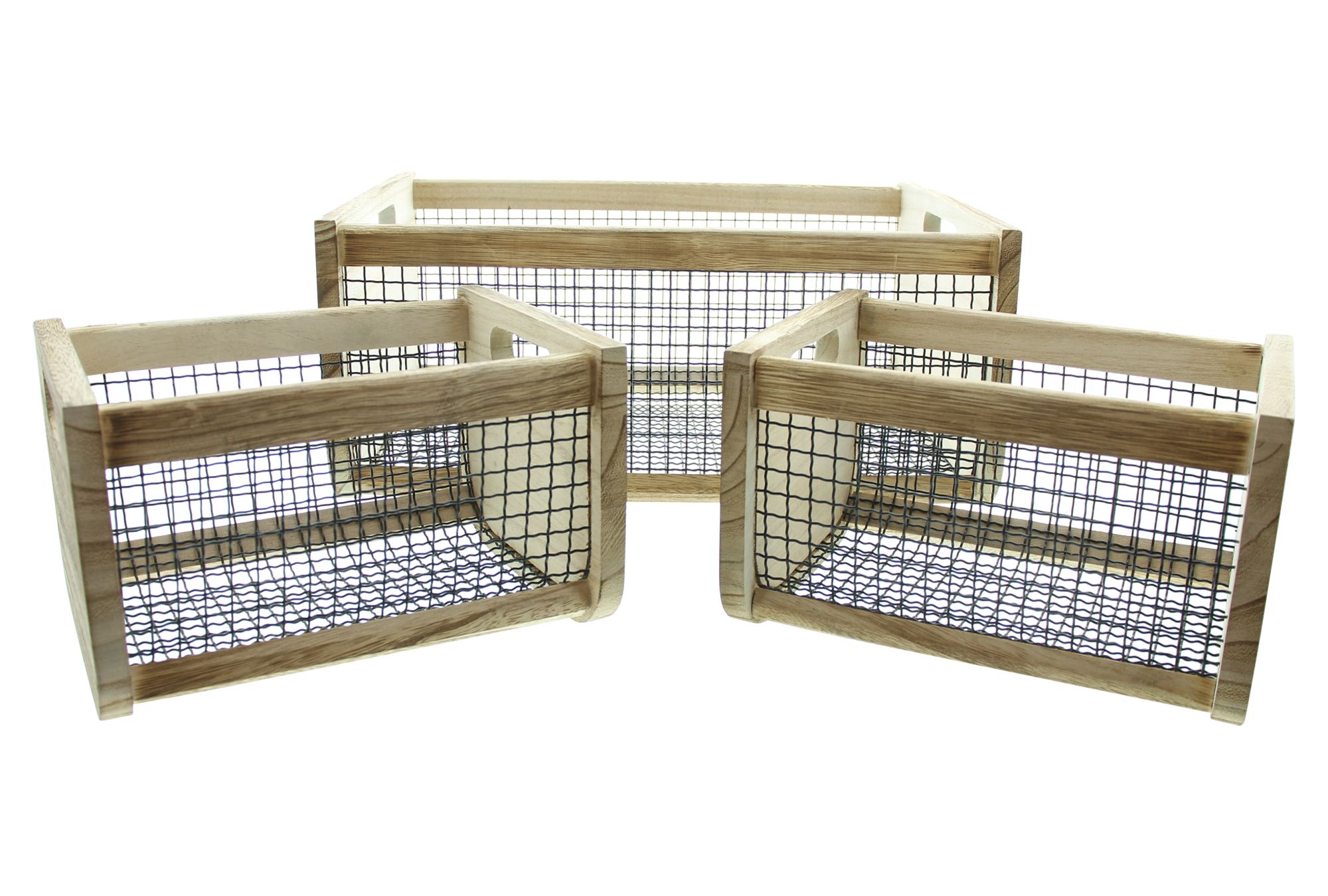 Acheter Lot de 3 caisses "tendance"  dans la boutique en ligne de Frank Flechtwaren pour Cuisine