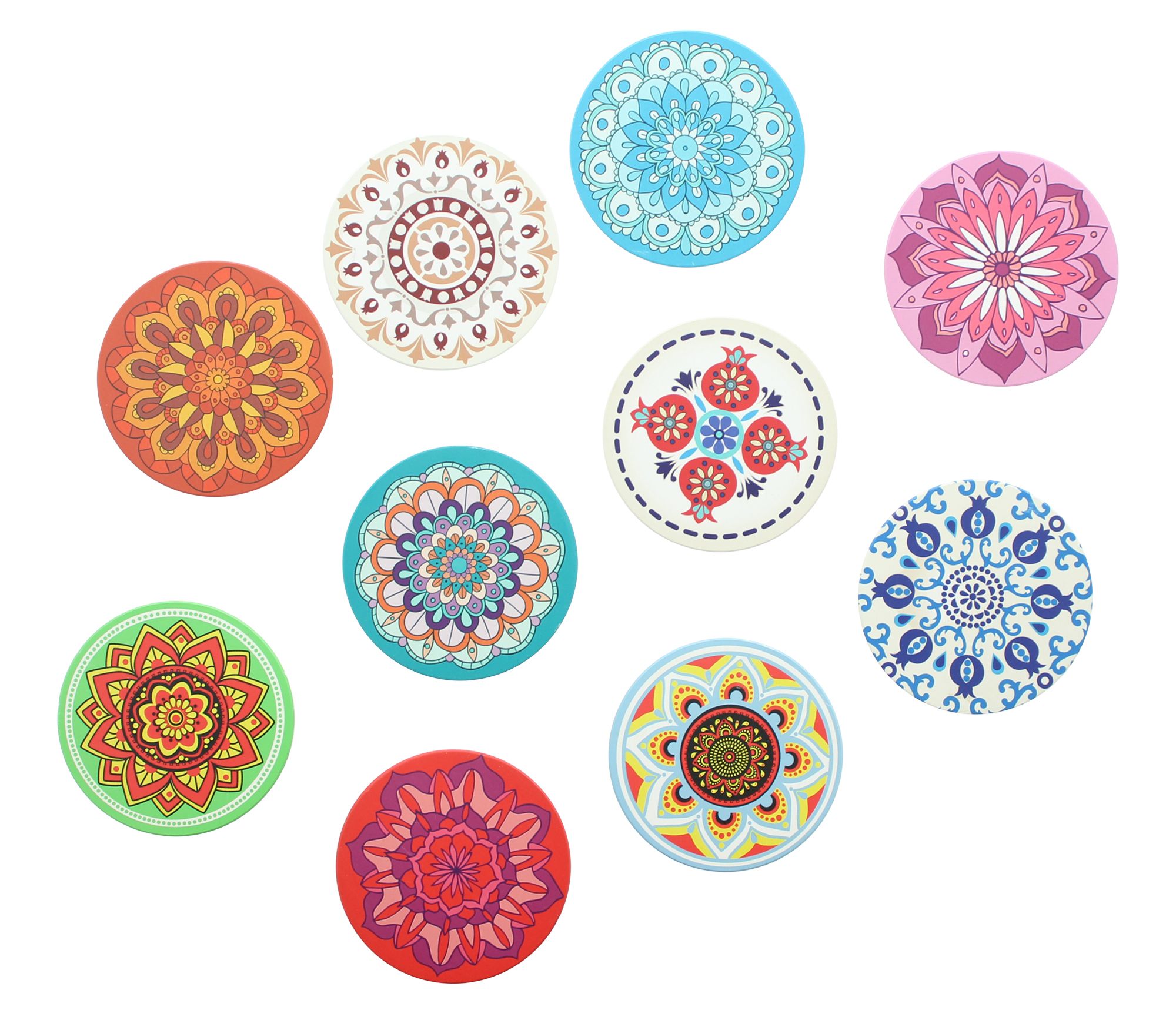 Acheter Lot de 10 dessous de verre "mandala" dans la boutique en ligne de Frank Flechtwaren pour Cuisine Acheter Lot de 10 dessous de verre "mandala" dans la boutique en ligne de Frank Flechtwaren pour Cuisine