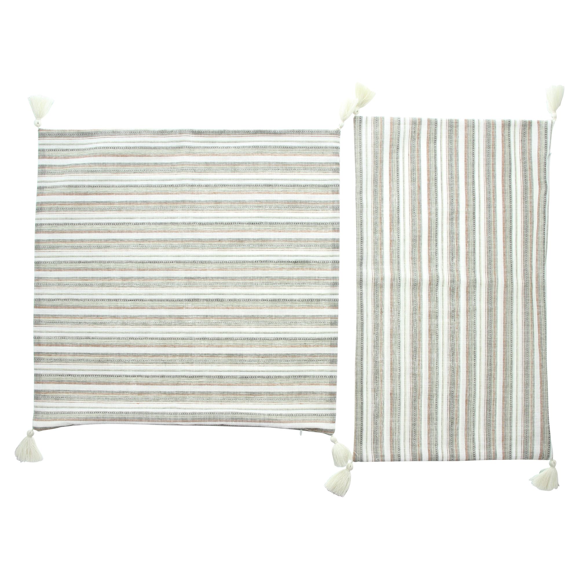Acheter Lot de 2 housses de coussin "Salvador"  dans la boutique en ligne de Frank Flechtwaren pour Remplissages