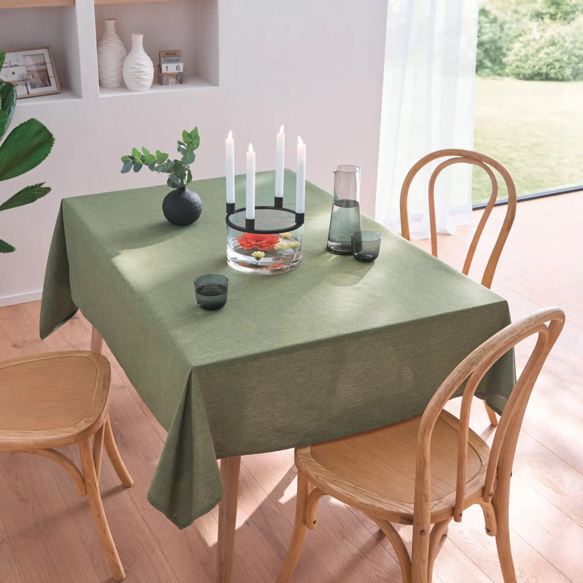 Acheter Coupe "Clear" avec porte-bougie tige  dans la boutique en ligne de Frank Flechtwaren pour Coupes décoratives d'automne
