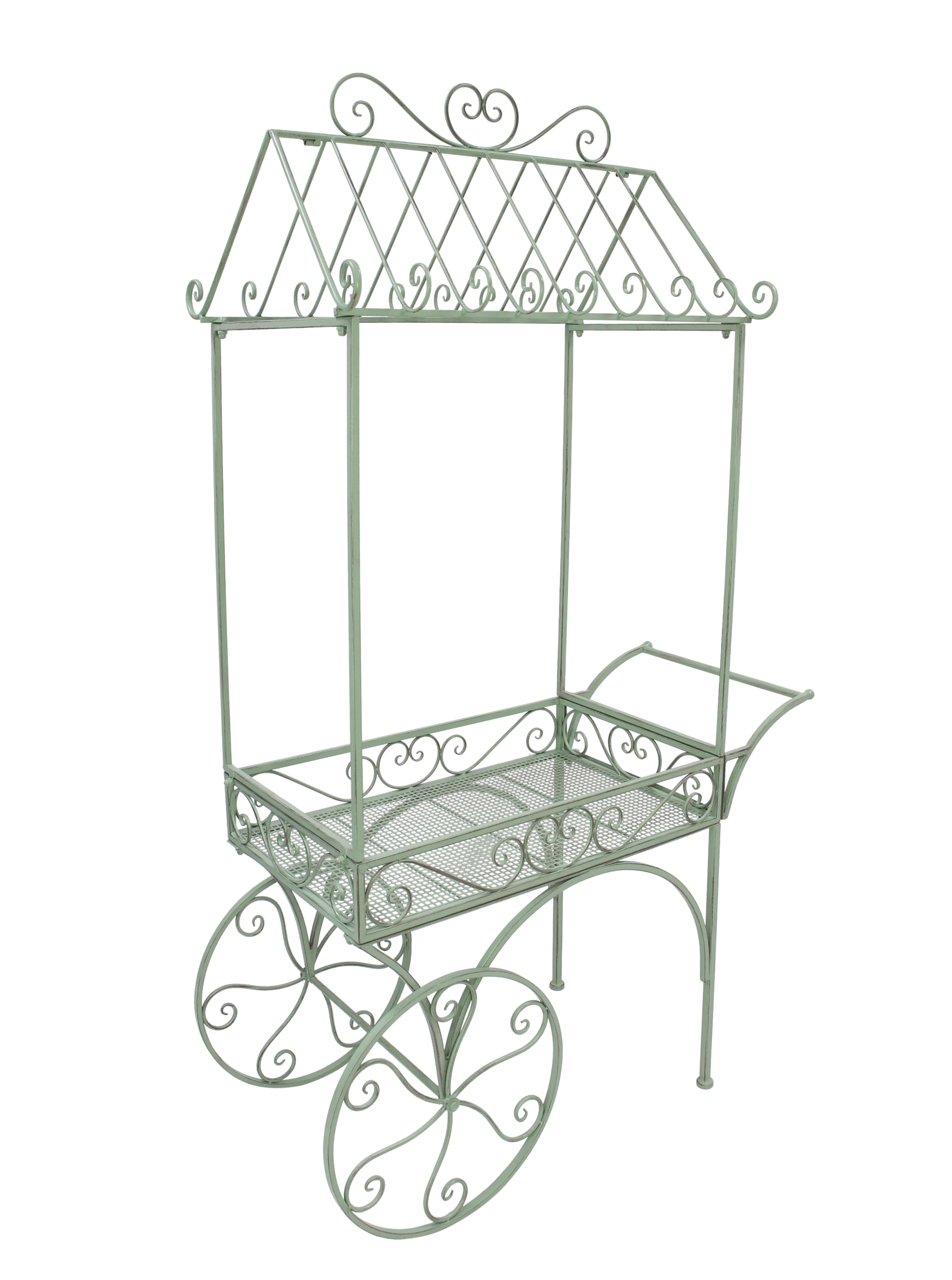 Acheter Chariot de service décoratif "Vintage"  dans la boutique en ligne de Frank Flechtwaren pour Figurines décoratives