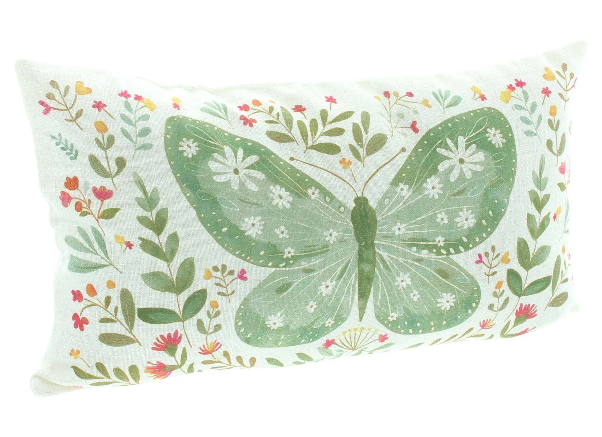 Acheter Housse de coussin "papillon fleuri"  dans la boutique en ligne de Frank Flechtwaren pour Remplissages