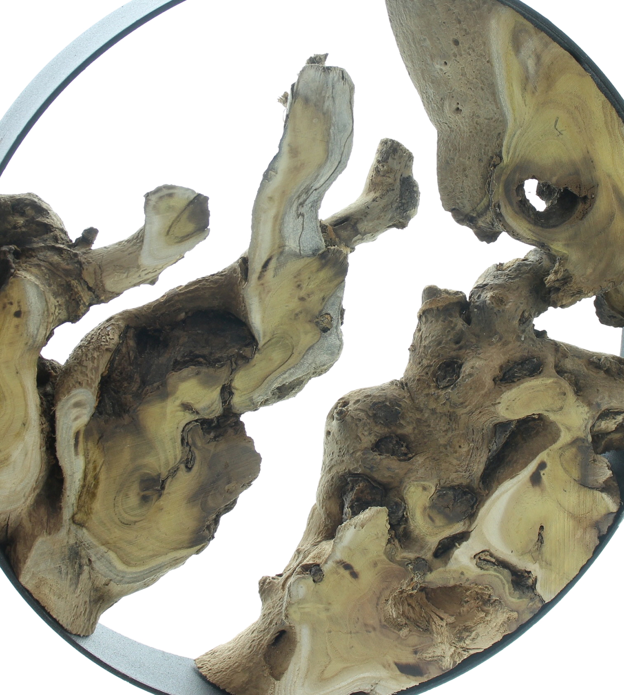 Acheter Décoration en bois "anneau métallique"  dans la boutique en ligne de Frank Flechtwaren pour Anneaux décoratifs