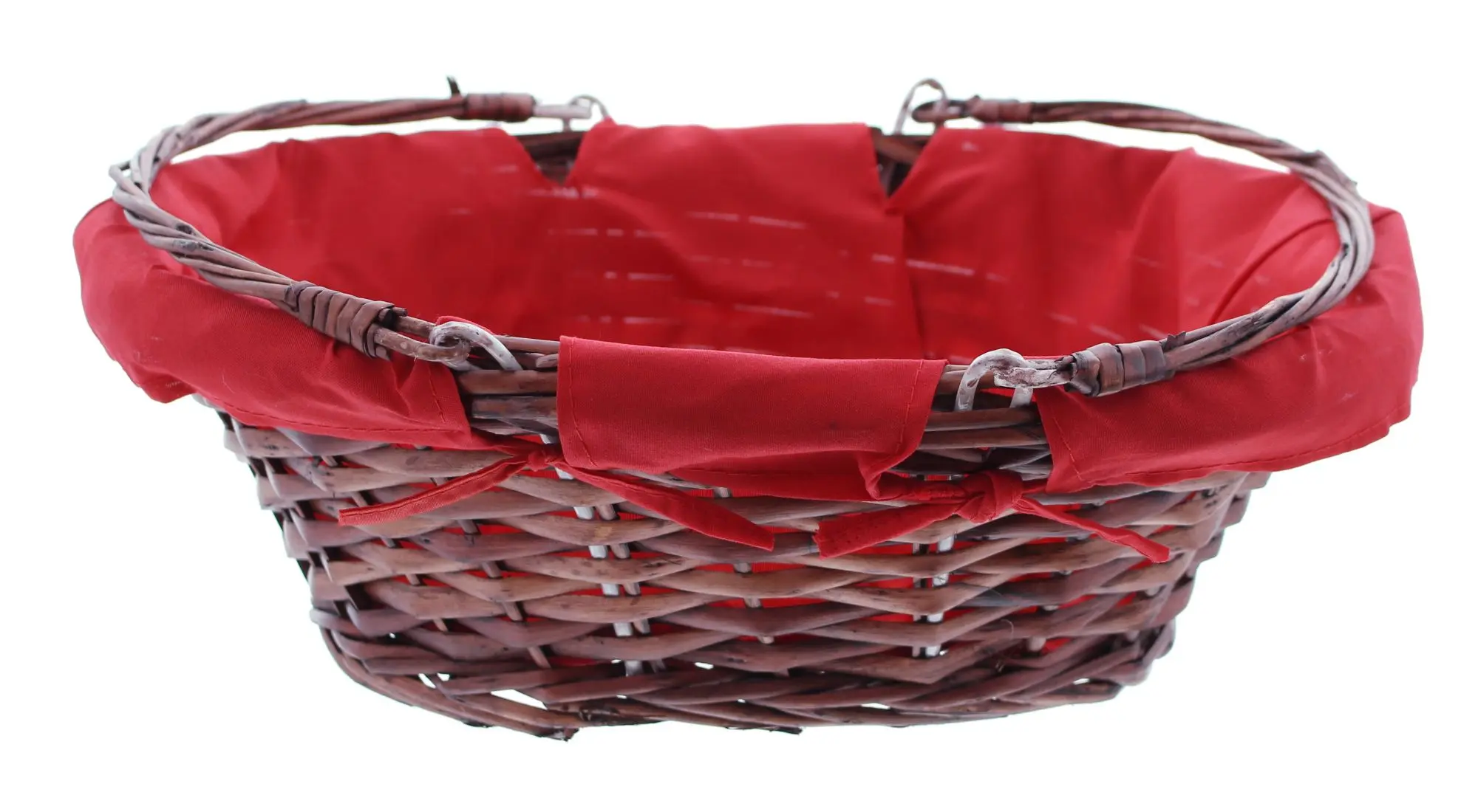 Acheter Panier à courses "rouge/brun"  dans la boutique en ligne de Frank Flechtwaren pour Paniers de présentation