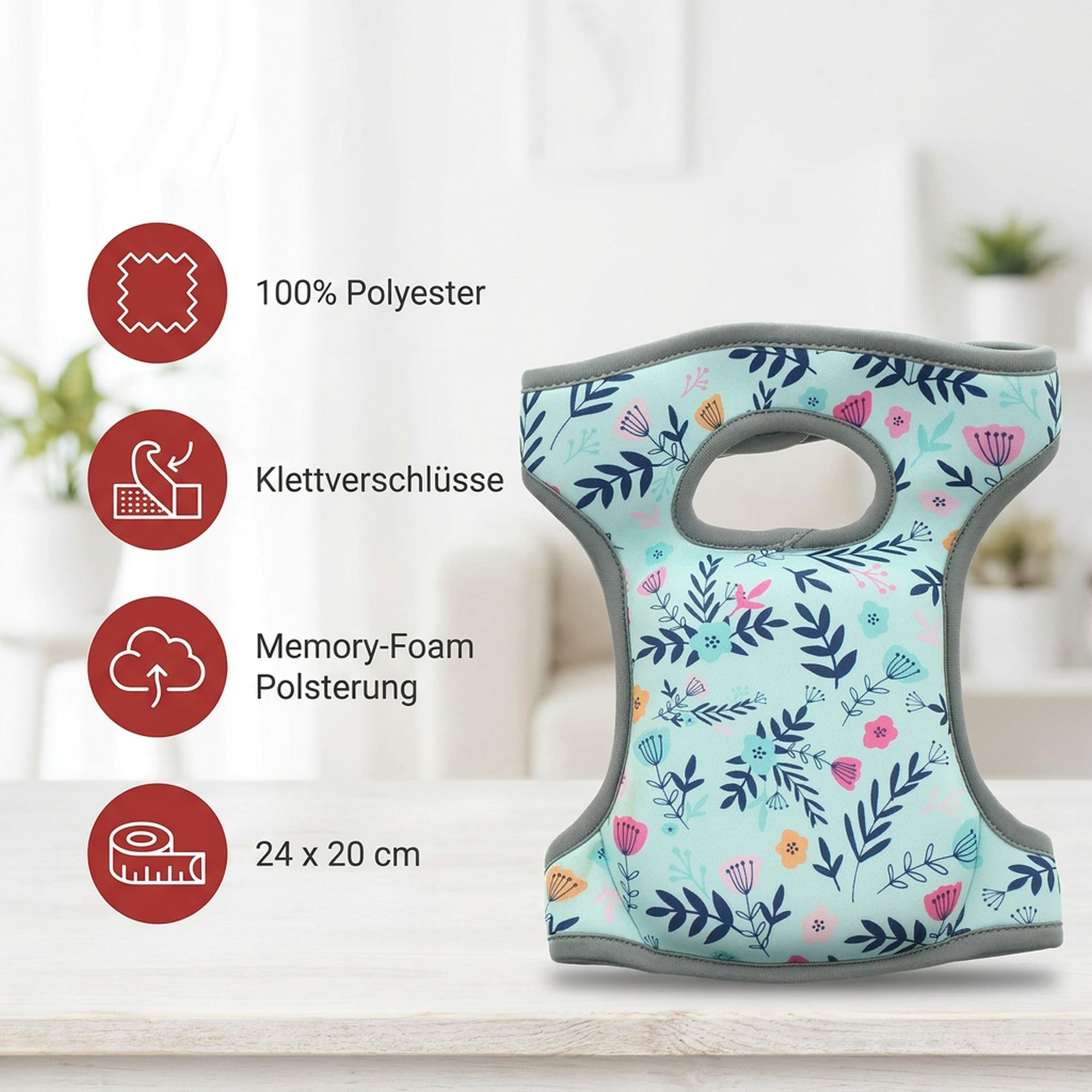 Acheter Lot de 2 genouillères "Floral"  dans la boutique en ligne de Frank Flechtwaren pour Aménagement de parterres