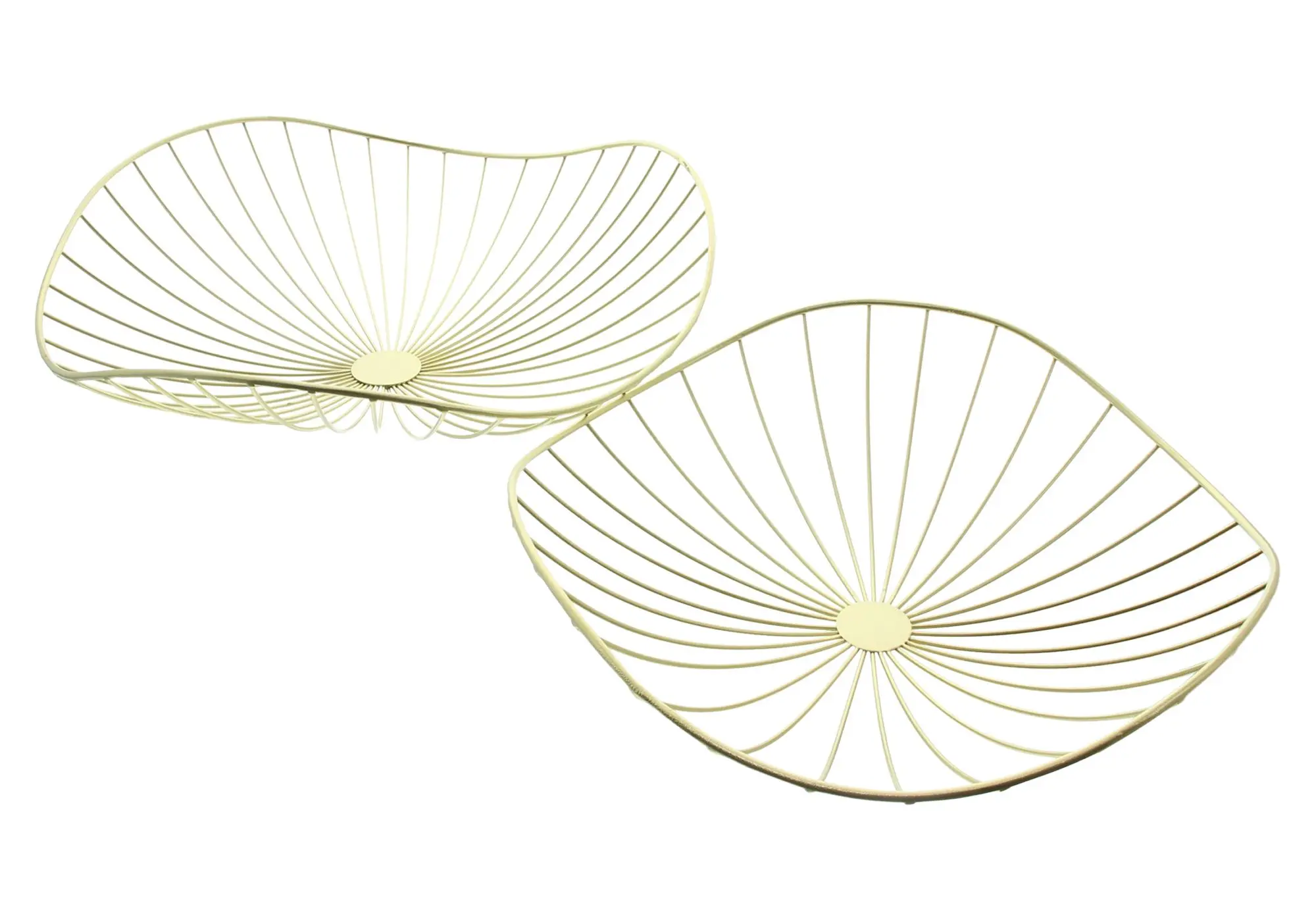 Acheter Lot de 2 coupes décoratifs "Vague"  dans la boutique en ligne de Frank Flechtwaren pour Bols décoratifs