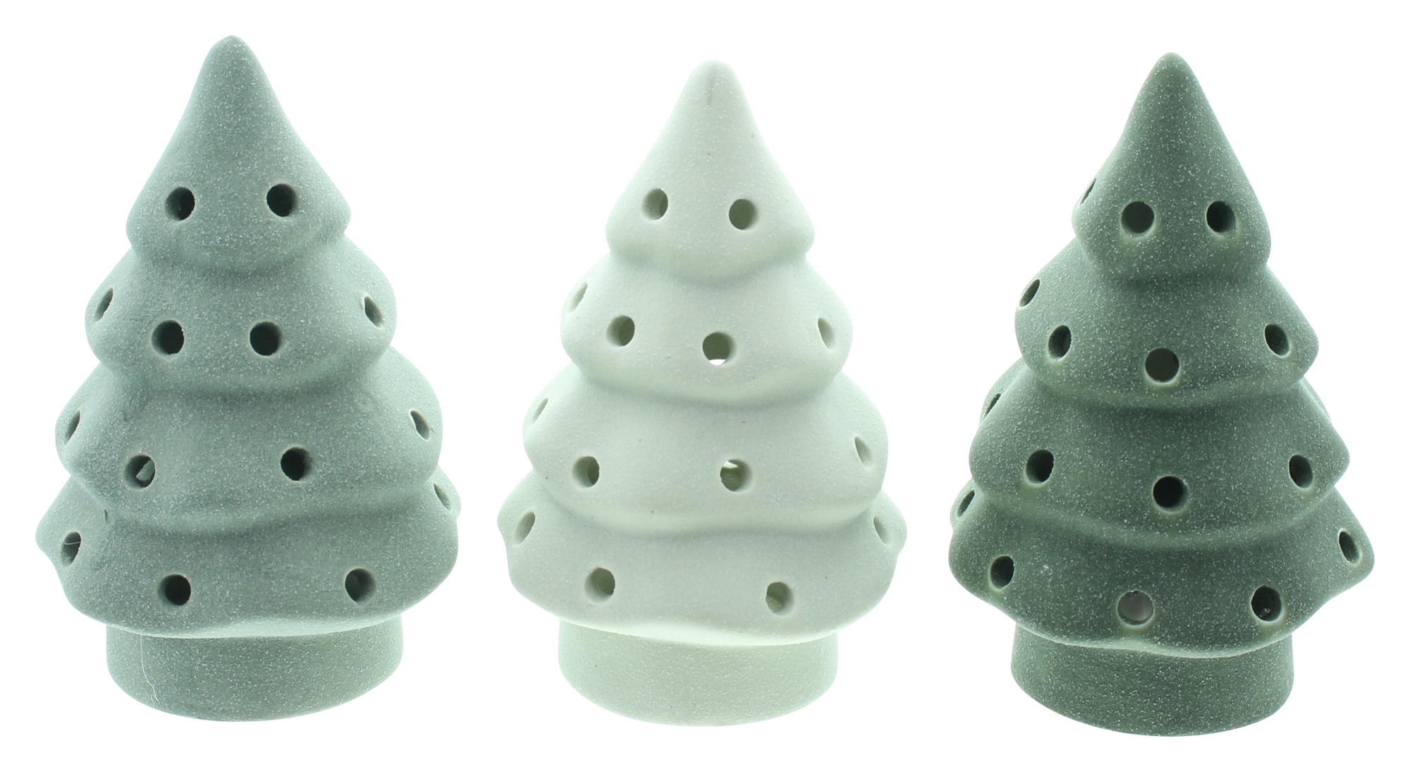 Acheter Lot de 3 sapins LED "Green Shades"  dans la boutique en ligne de Frank Flechtwaren pour Sapins