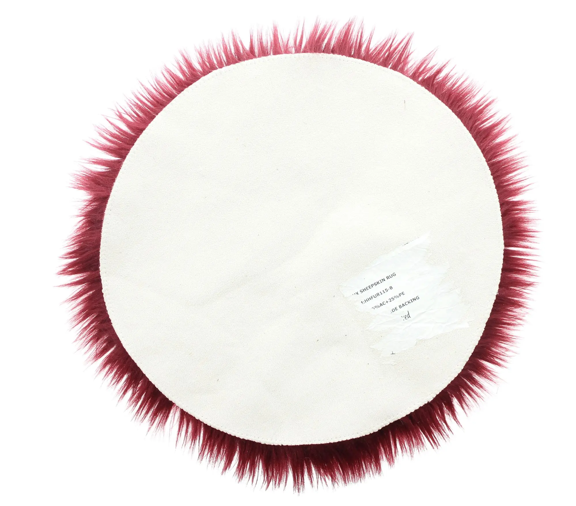 Acheter Fourrure de décoration "bordeaux"  dans la boutique en ligne de Frank Flechtwaren pour Fourrures &amp; peaux synthétiques