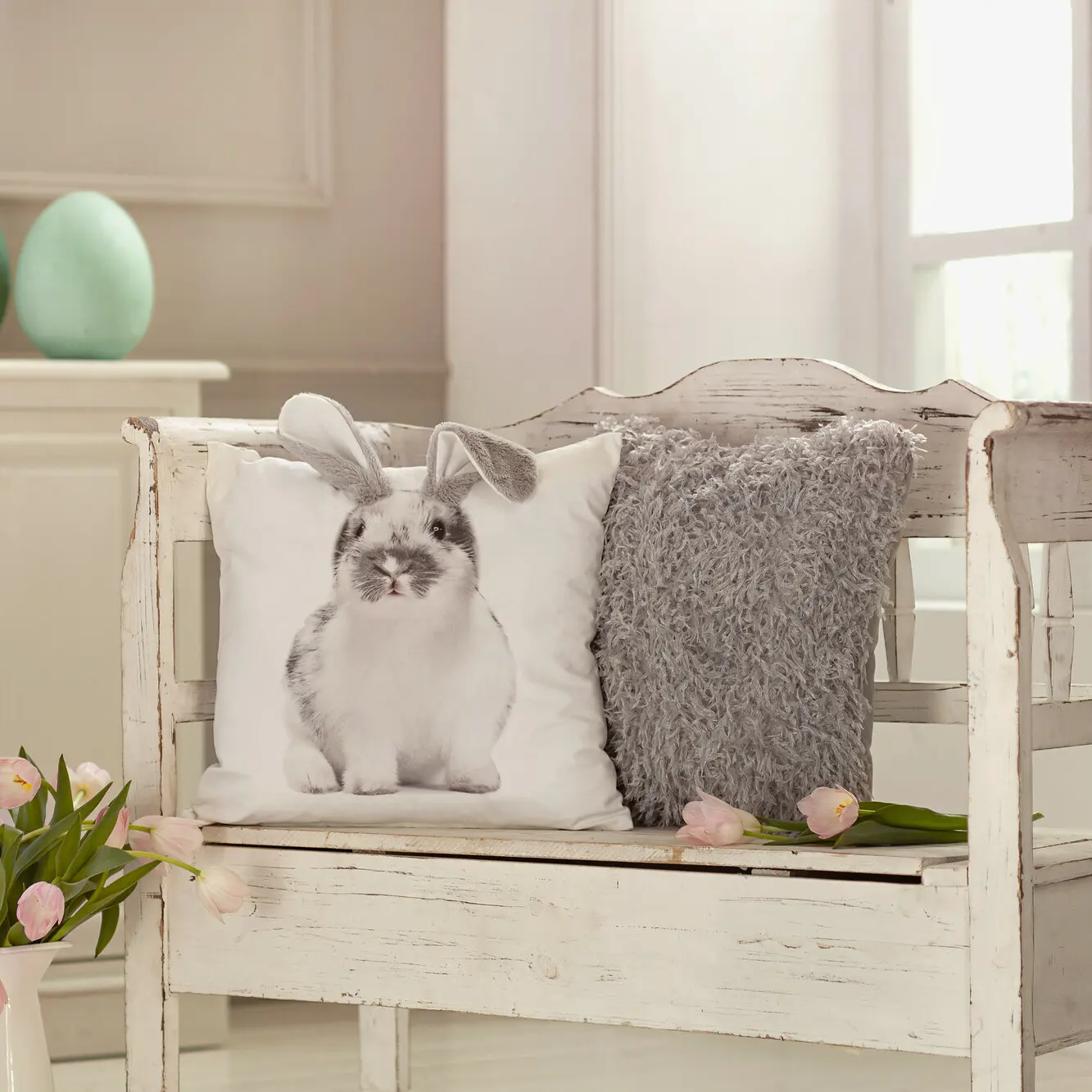 Acheter Housse de coussin "oreilles de lapin"  dans la boutique en ligne de Frank Flechtwaren