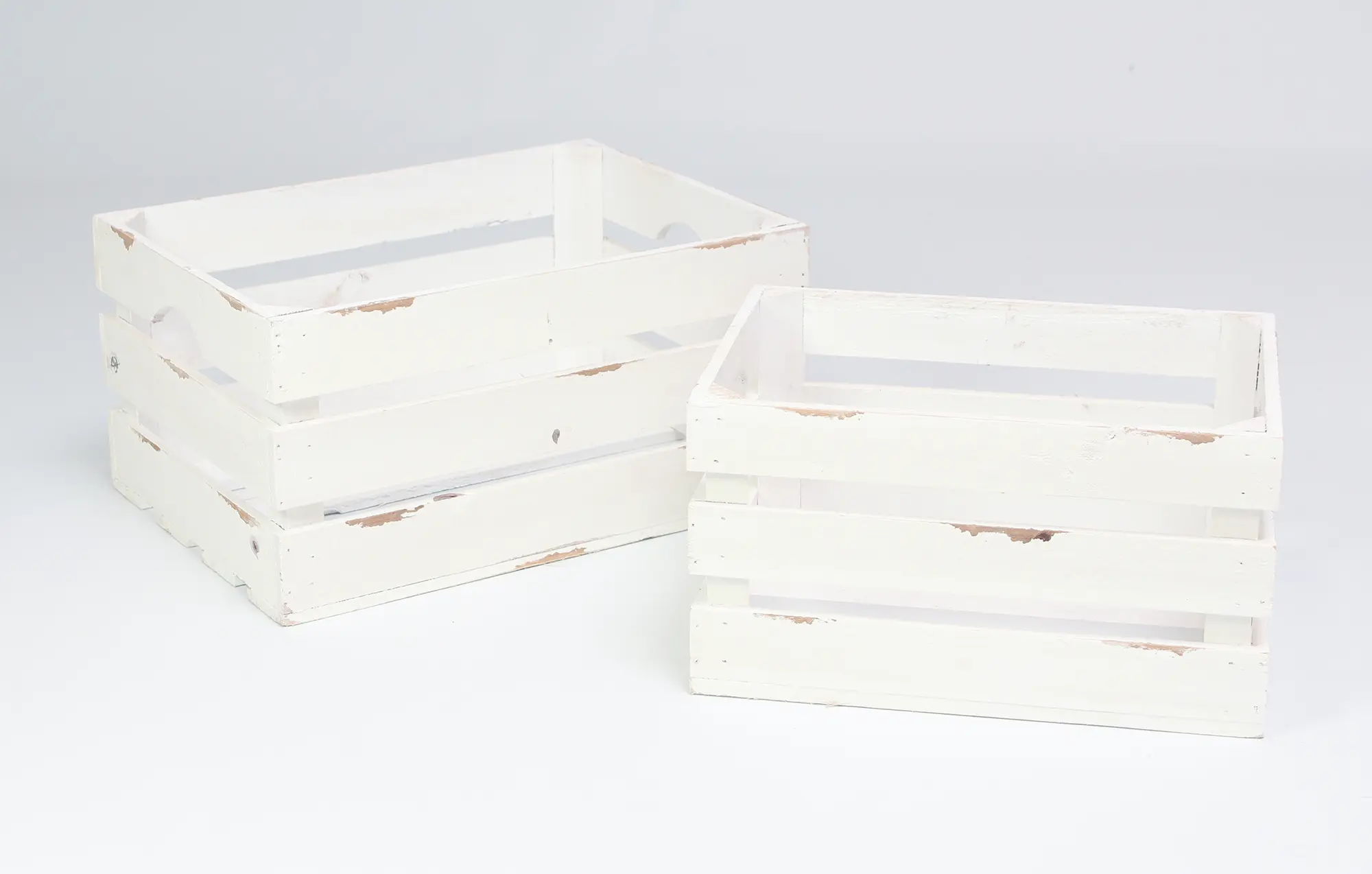Acheter Lot de 2 cagettes "Used-Look"  dans la boutique en ligne de Frank Flechtwaren pour Chambre d'enfant