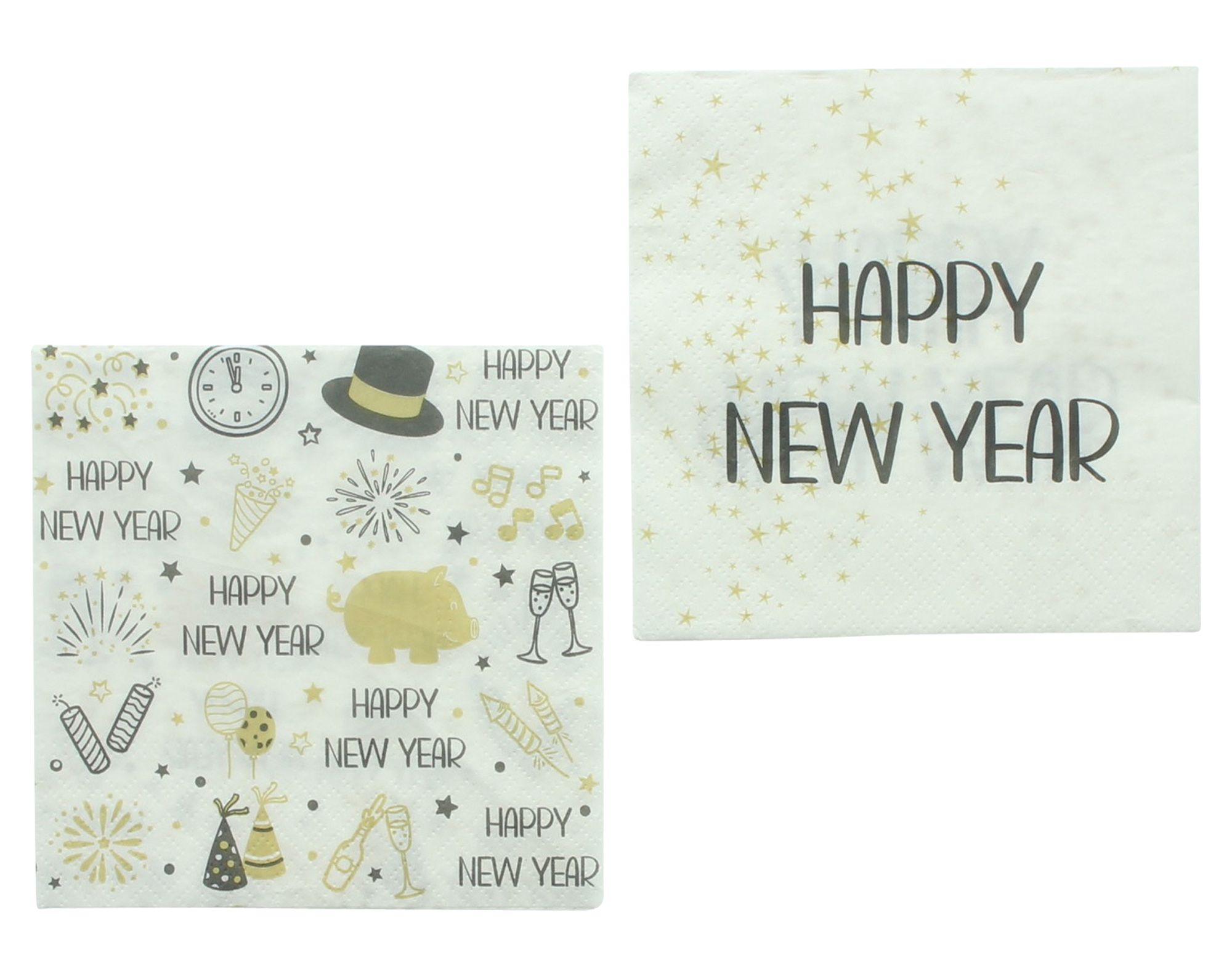 Acheter Lot de 40 serviettes "Nouvel An"   dans la boutique en ligne de Frank Flechtwaren