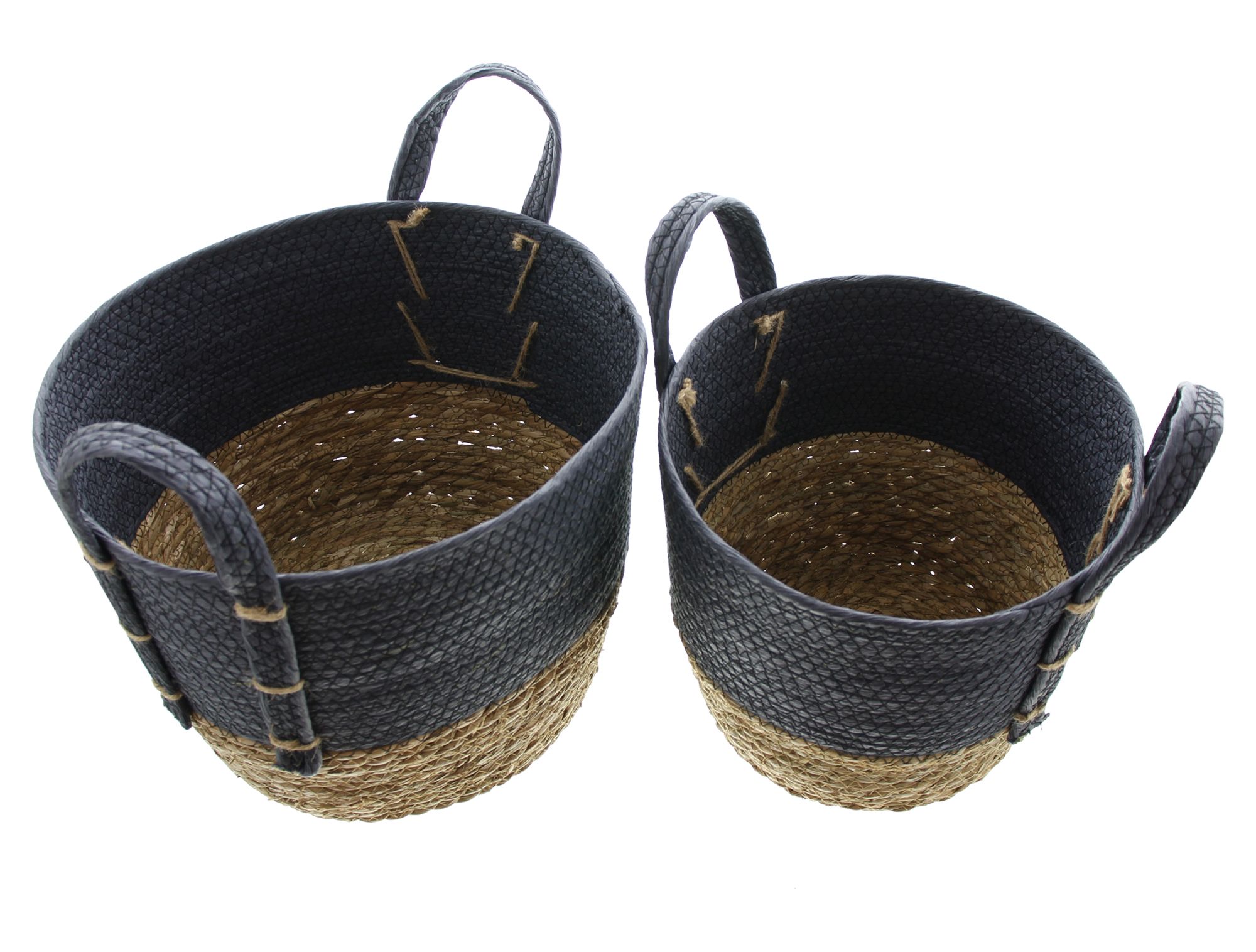 Acheter Lot de 2 paniers "bleu naturel" dans la boutique en ligne de Frank Flechtwaren pour Paniers de remplissage & universels Acheter Lot de 2 paniers "bleu naturel" dans la boutique en ligne de Frank Flechtwaren pour Paniers de remplissage & universels