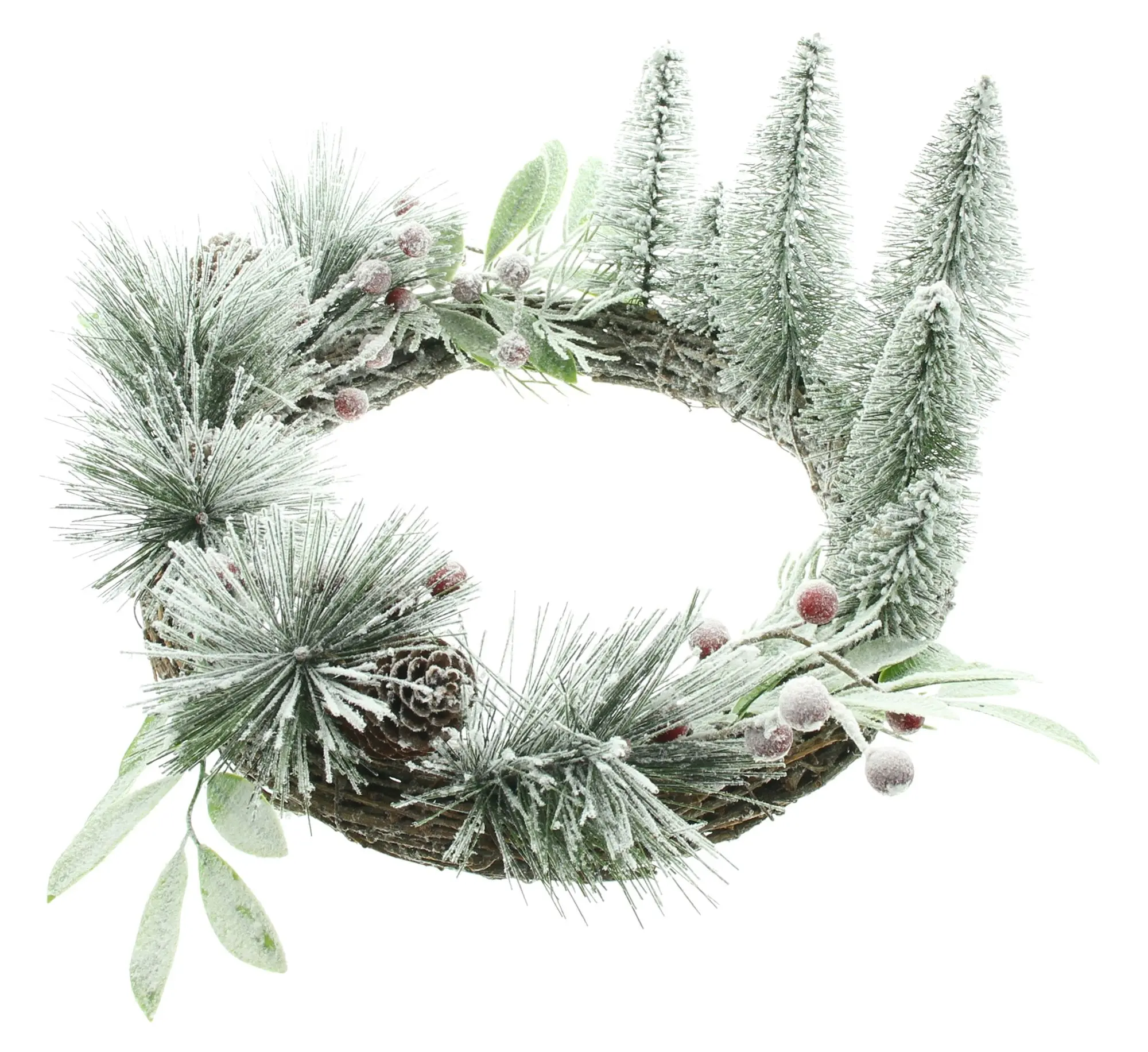 Acheter Couronne "magie hivernale"  dans la boutique en ligne de Frank Flechtwaren pour Couronnes de Noël