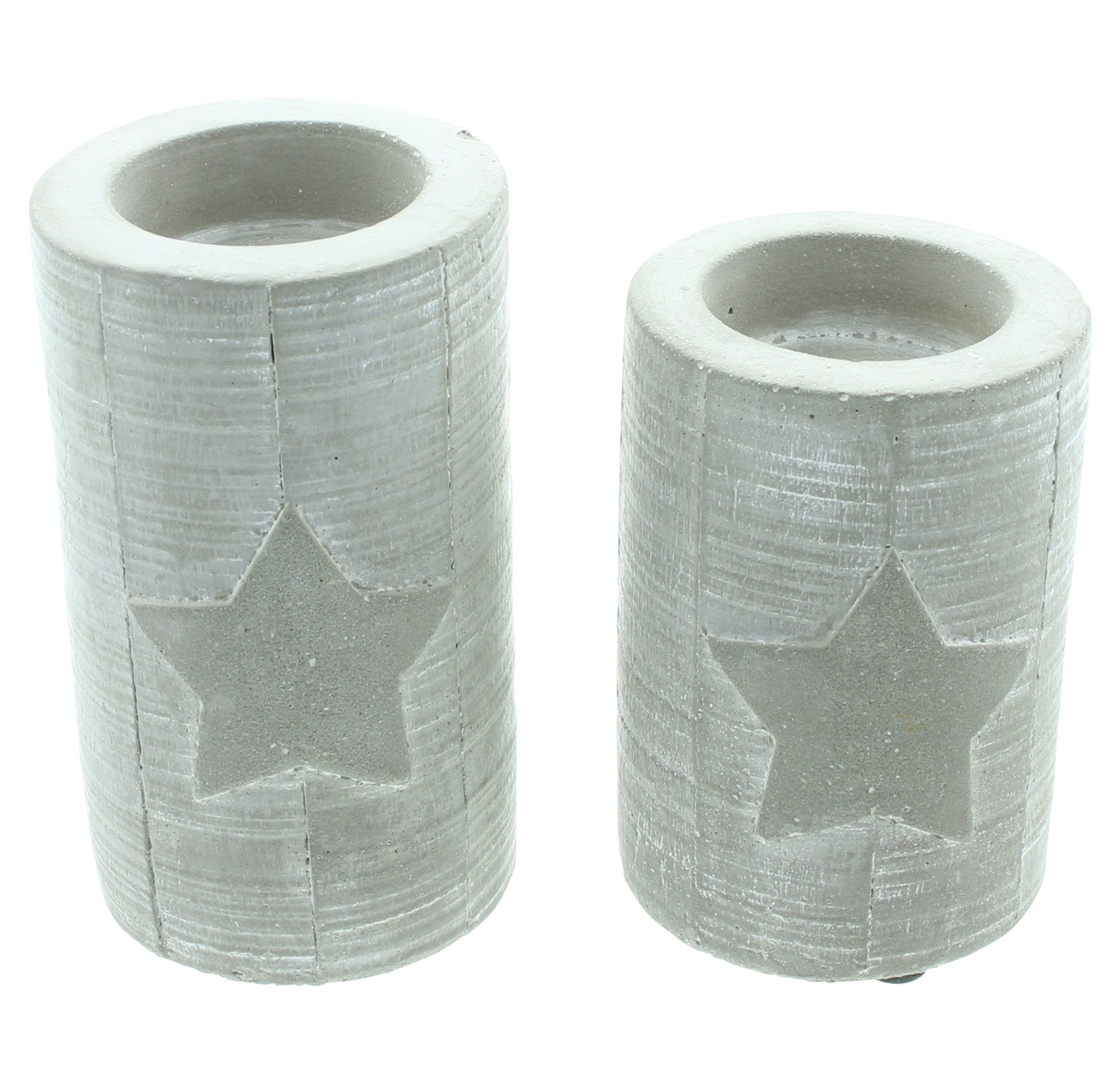 Acheter Lot de 2 bougeoirs "étoile"  dans la boutique en ligne de Frank Flechtwaren pour Bougeoirs