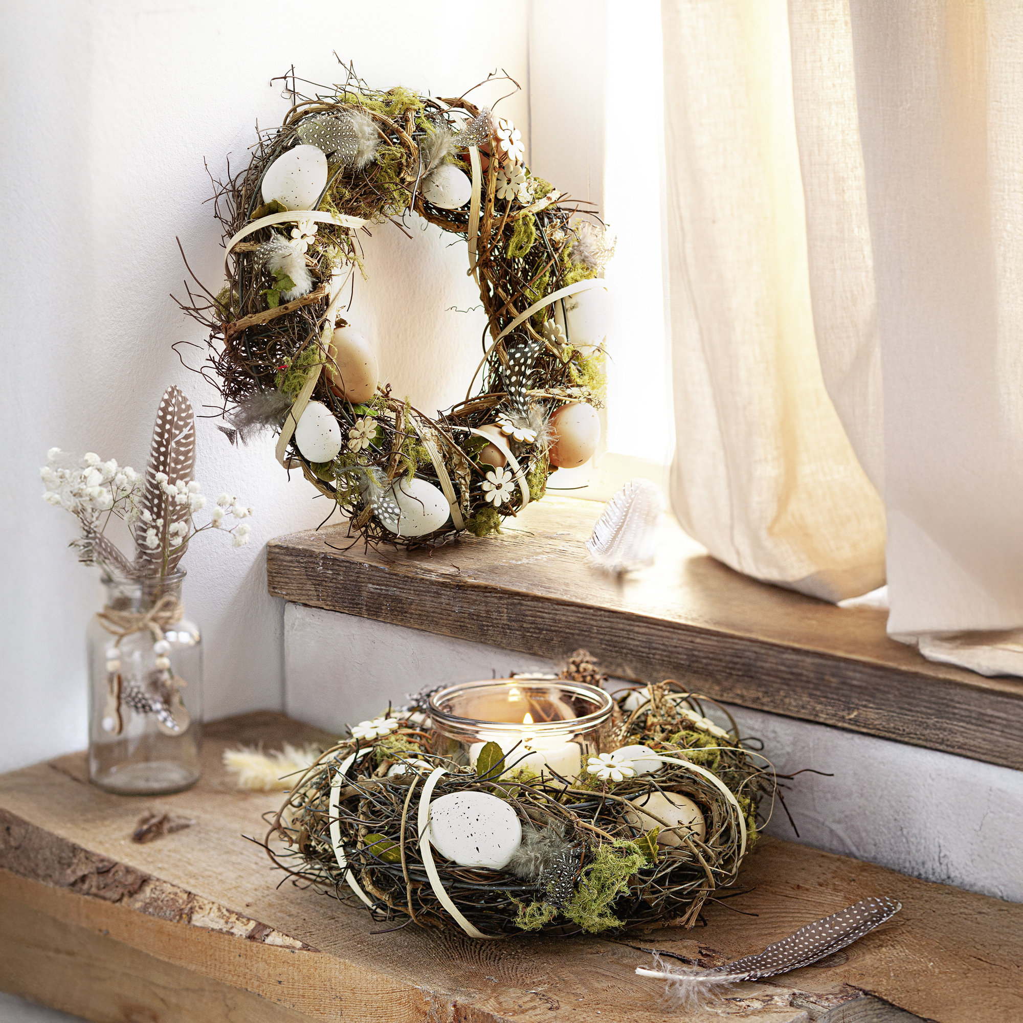 Acheter Lumignon "couronne", 2 pièces  dans la boutique en ligne de Frank Flechtwaren