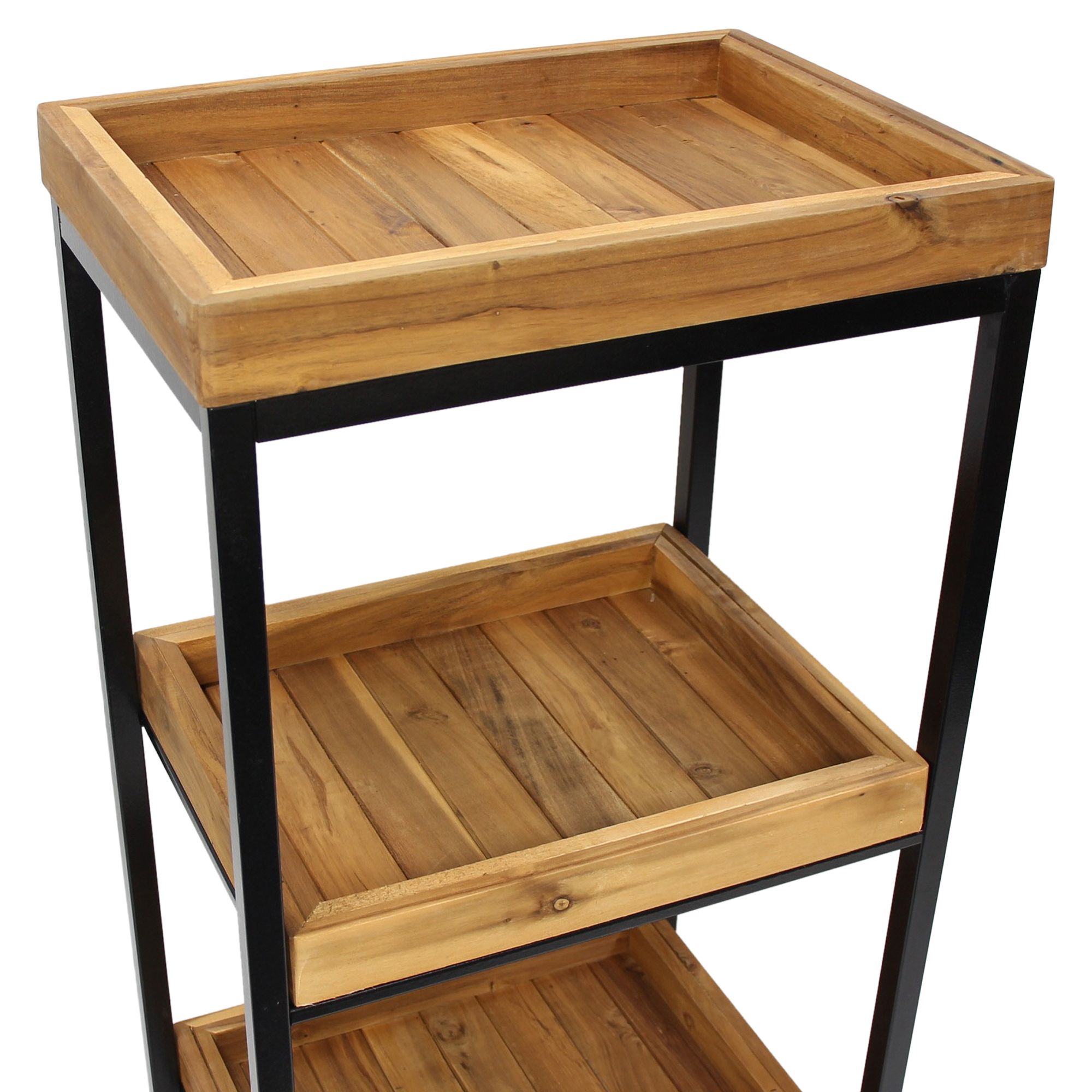 Acheter Chariot de desserte "Living-Wood"  dans la boutique en ligne de Frank Flechtwaren pour Cuisine