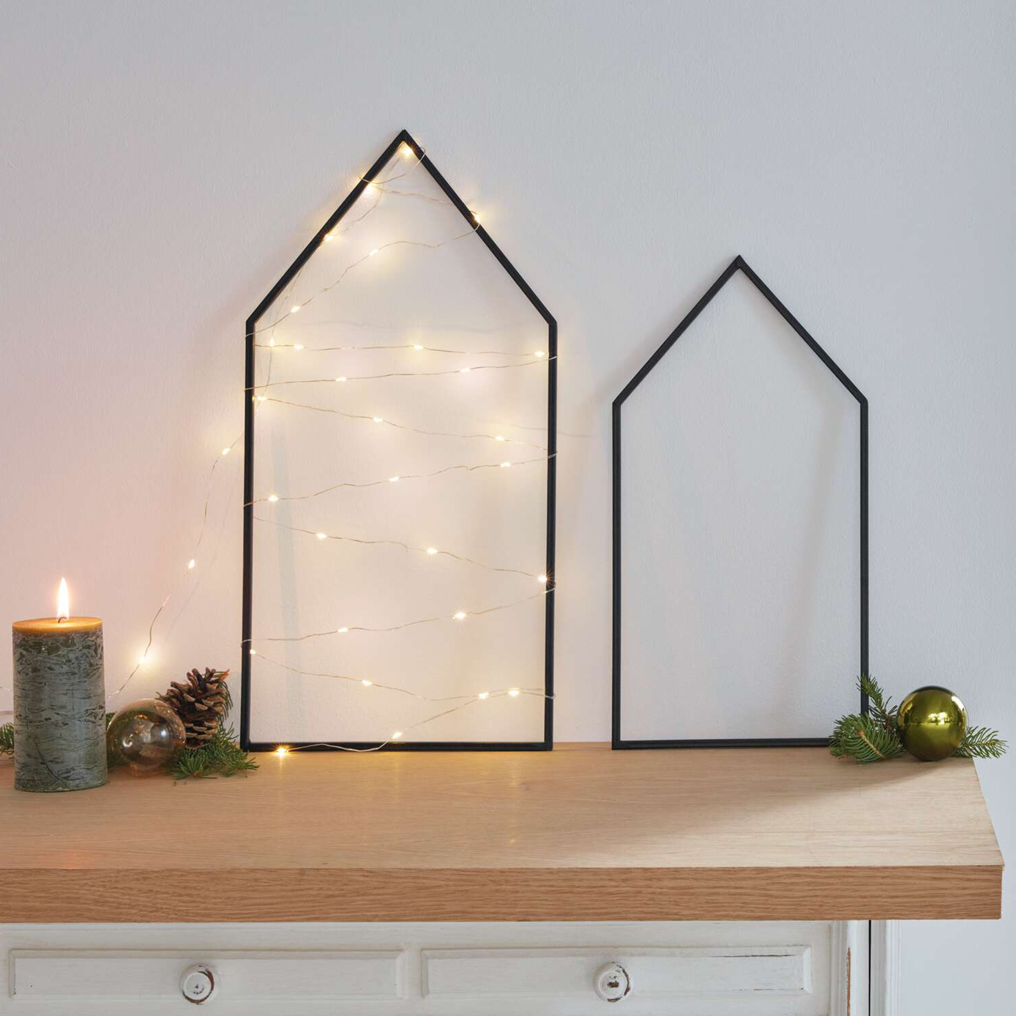 Acheter Lot de 2 maisons "Modern Black"  dans la boutique en ligne de Frank Flechtwaren