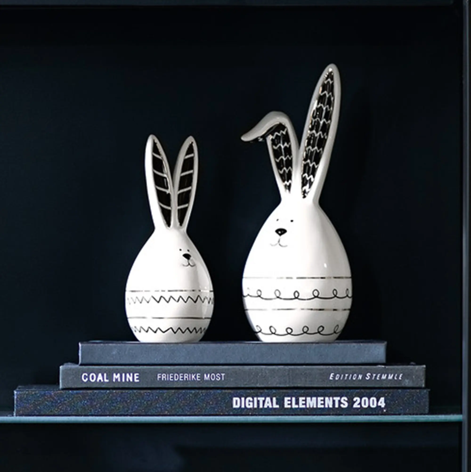 Acheter Lot de 2 lapins "style"  dans la boutique en ligne de Frank Flechtwaren
