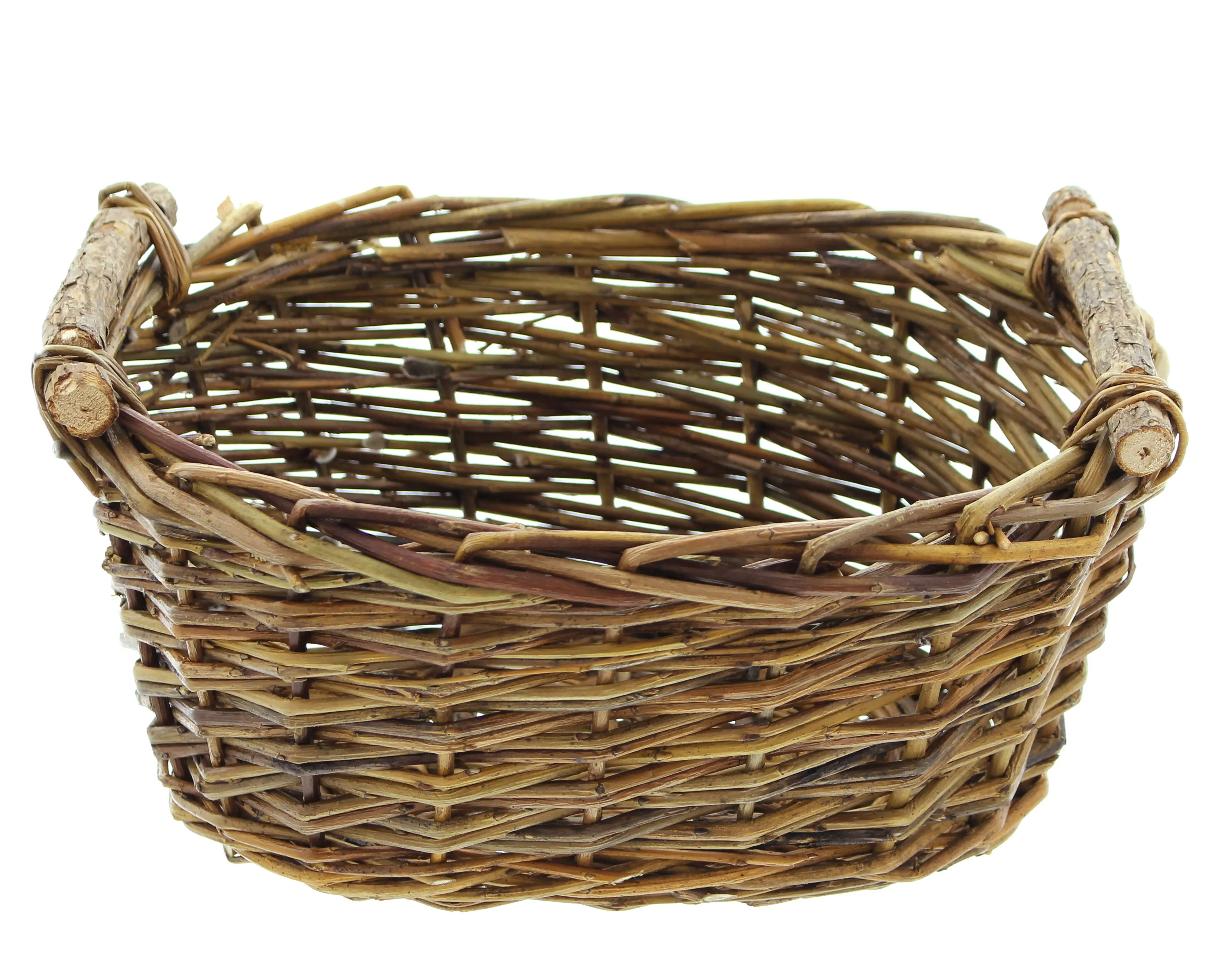 Acheter Panier de rangement "poignées en bois" PM  dans la boutique en ligne de Frank Flechtwaren