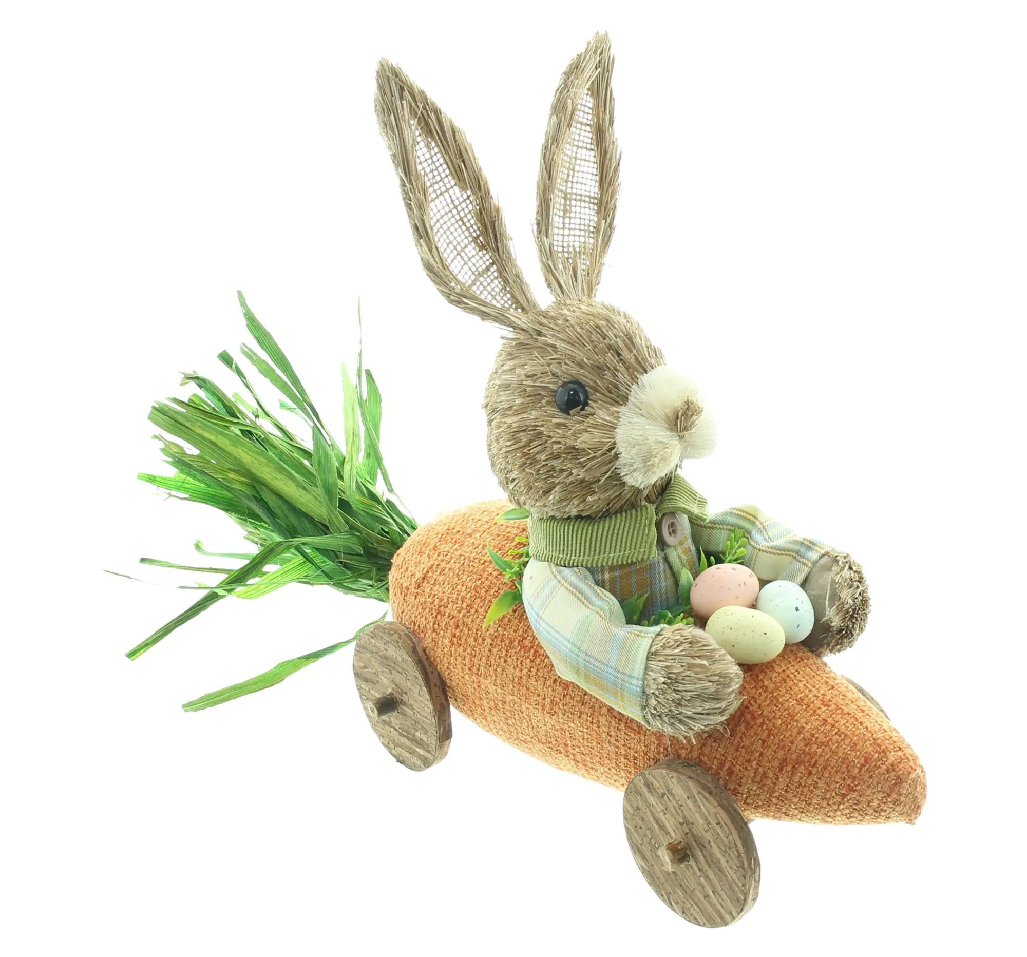 Acheter Figurine lapin"Car-ott"  dans la boutique en ligne de Frank Flechtwaren pour Lapin &amp; co