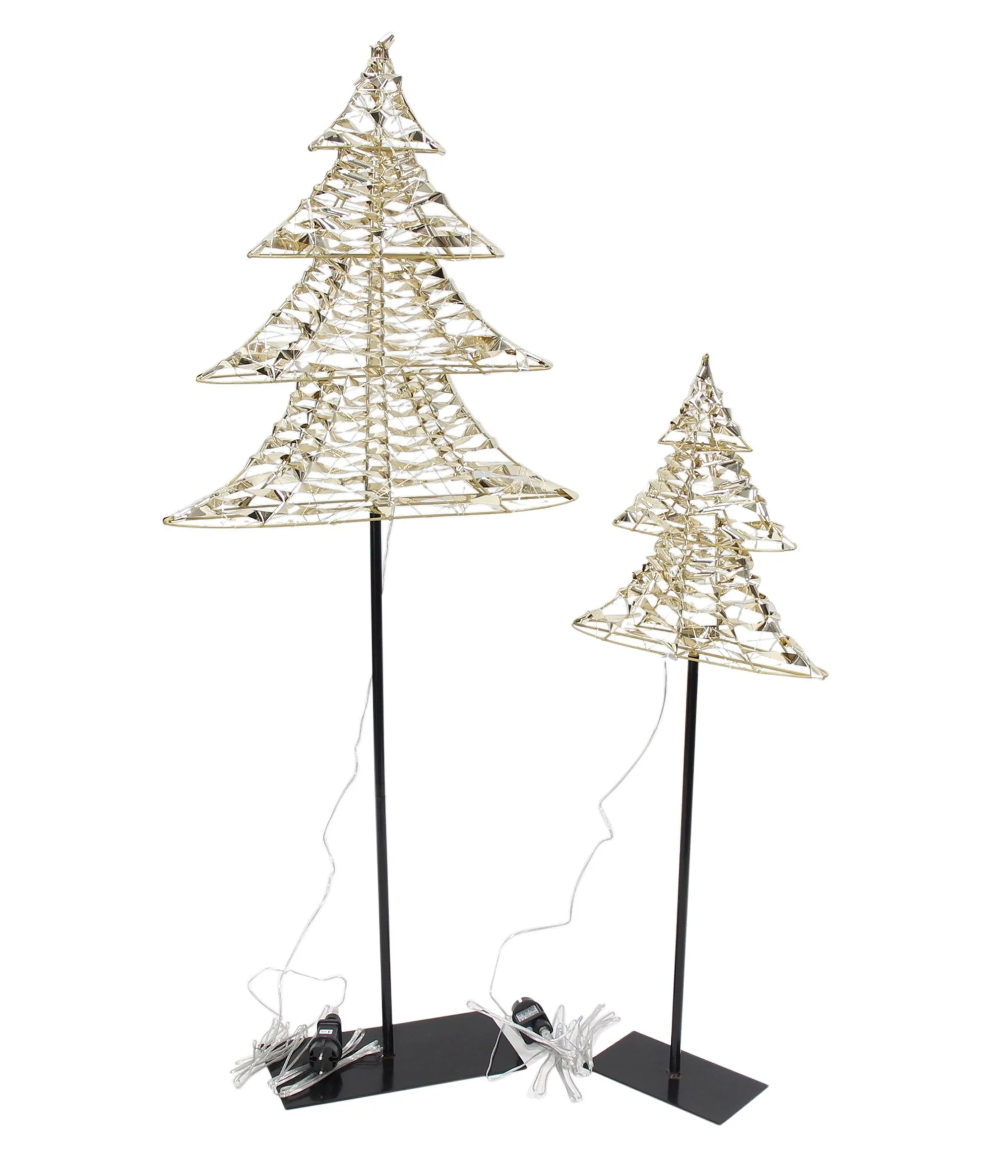 Acheter Sapin LED « Golden », 2 lot de set dans la boutique en ligne de Frank Flechtwaren pour Sapins