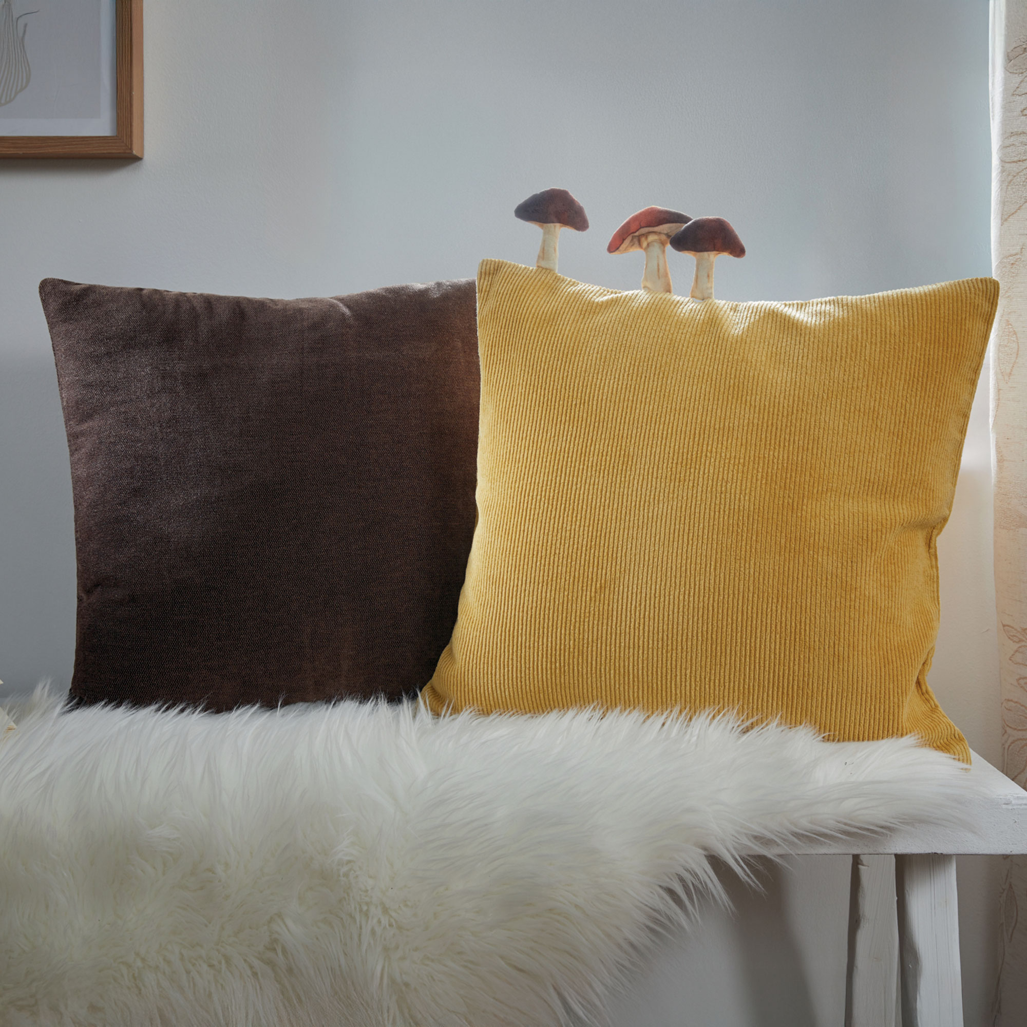 Acheter Housse de coussin "petit champignon"  dans la boutique en ligne de Frank Flechtwaren