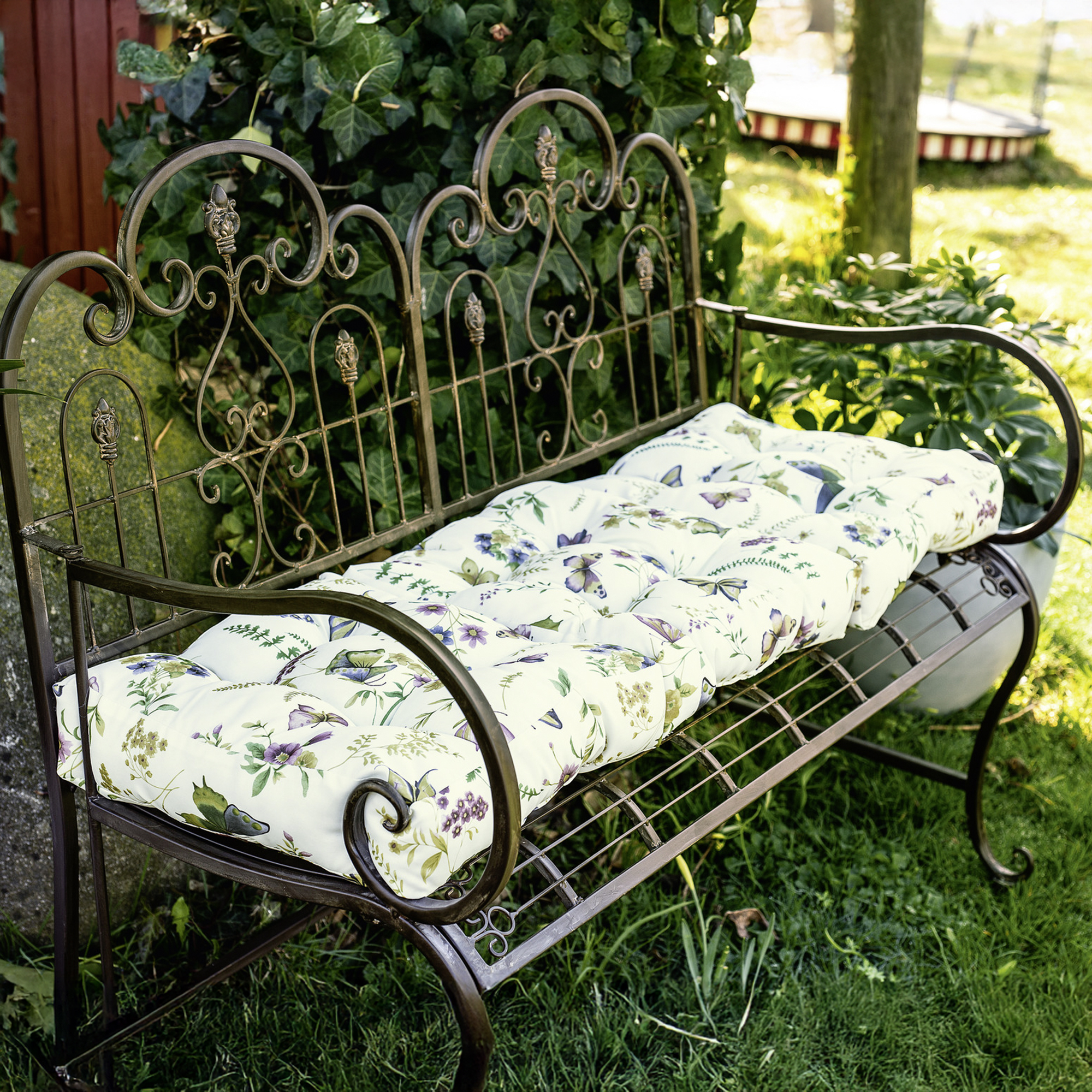 Acheter Coussin pour banc "prairie"  dans la boutique en ligne de Frank Flechtwaren