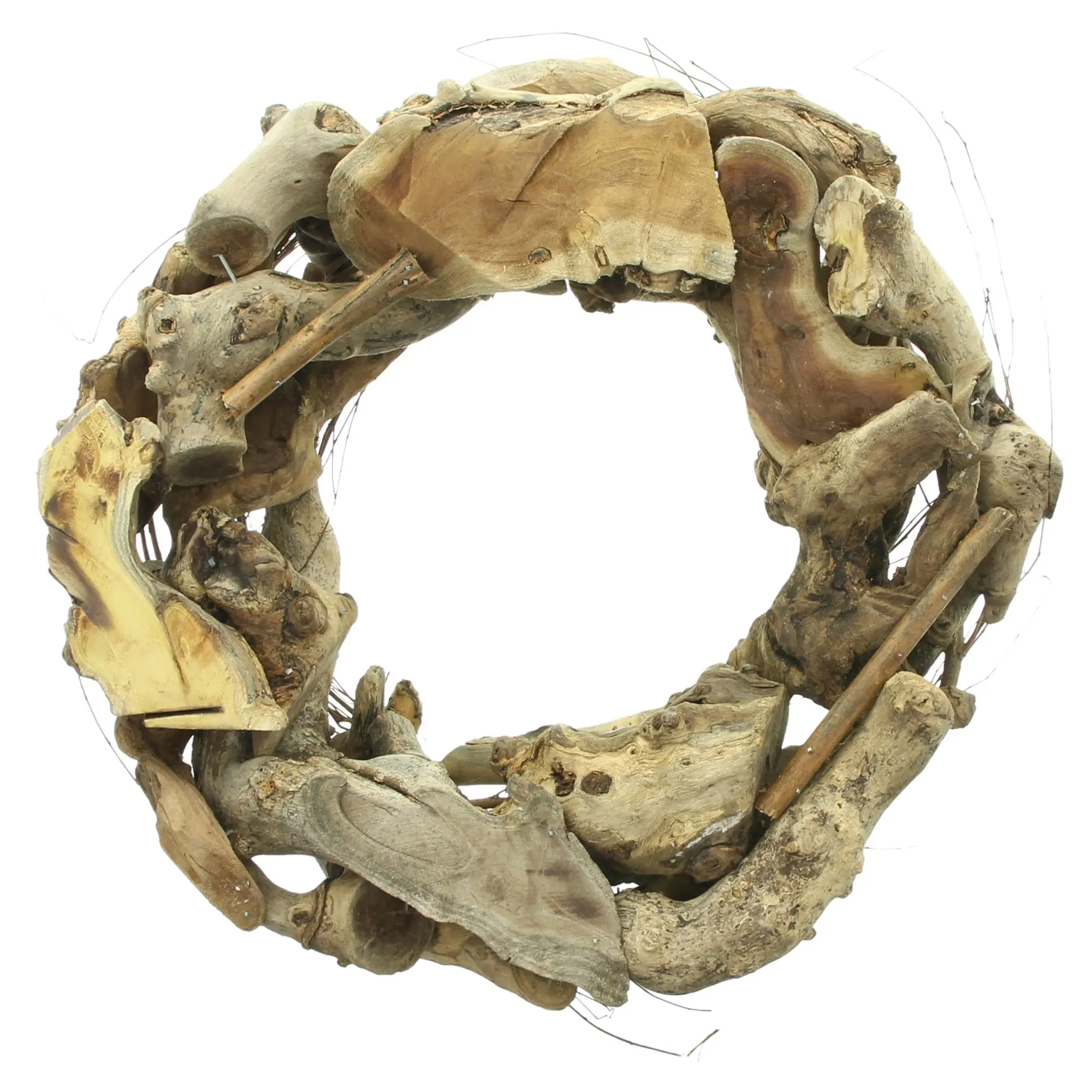 Acheter Couronne "Bois de racine"  dans la boutique en ligne de Frank Flechtwaren pour Un air de vacances