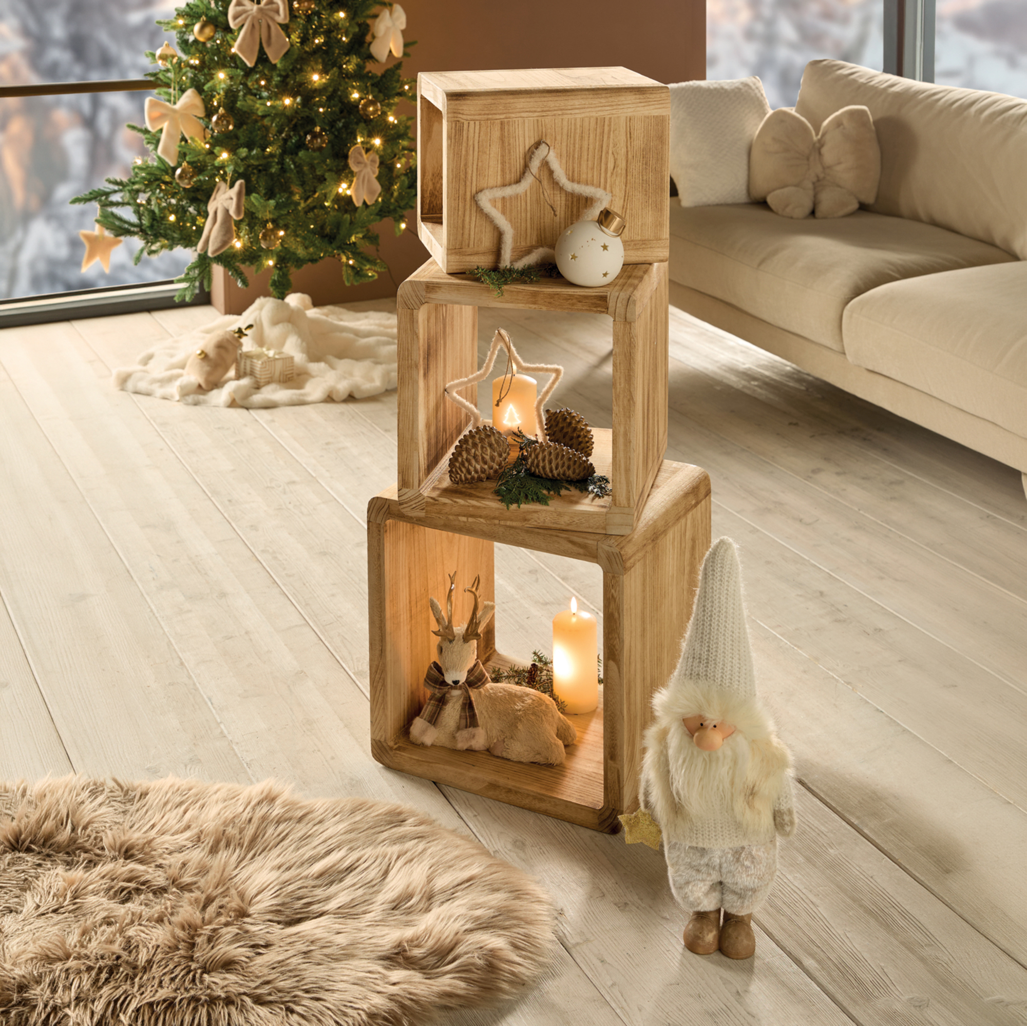 Acheter Père Noël « Goldstern »  dans la boutique en ligne de Frank Flechtwaren pour Pères Noël