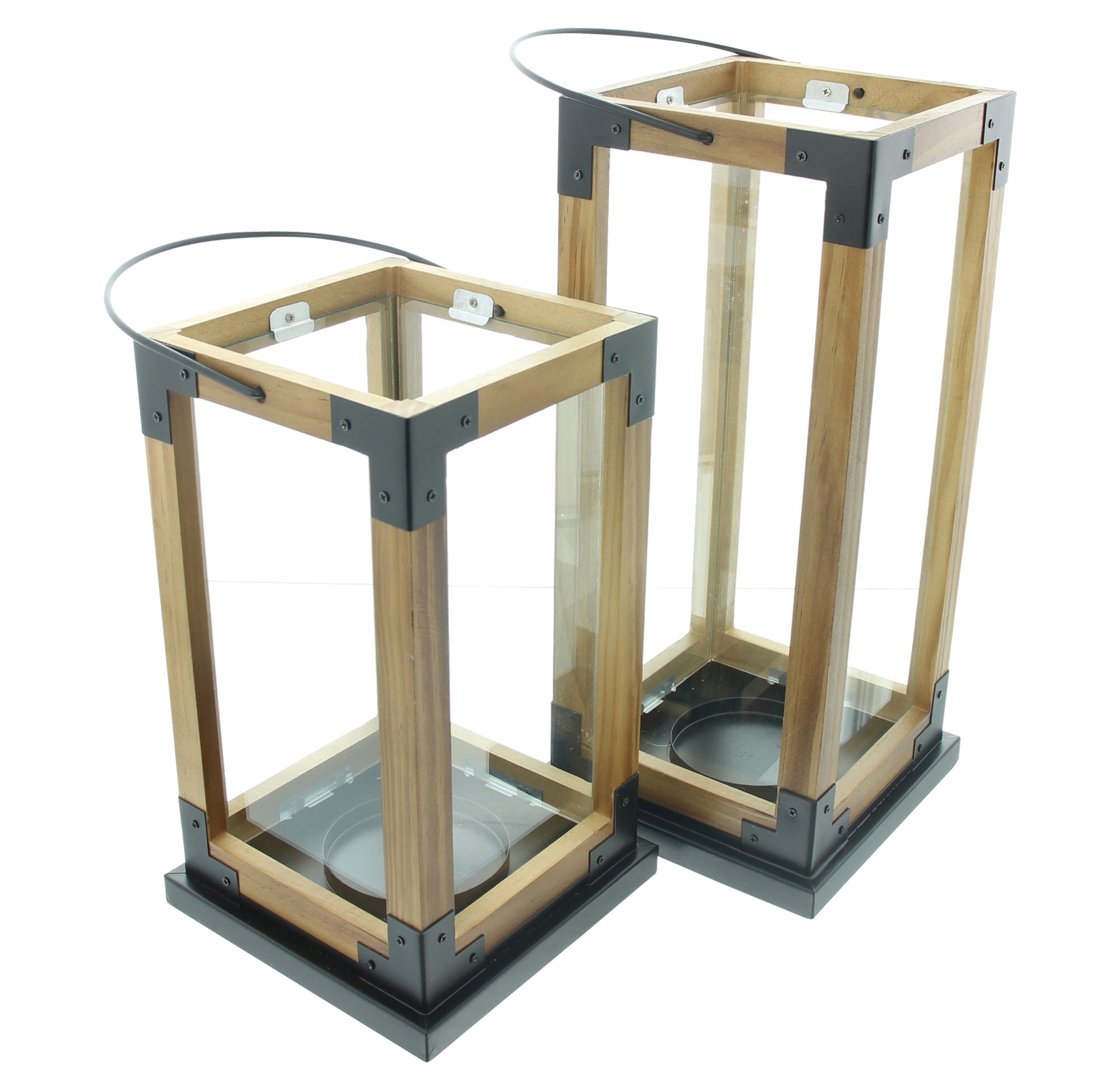 Acheter Lot de 2 lanternes "Industrial Chic"  dans la boutique en ligne de Frank Flechtwaren pour Lanternes