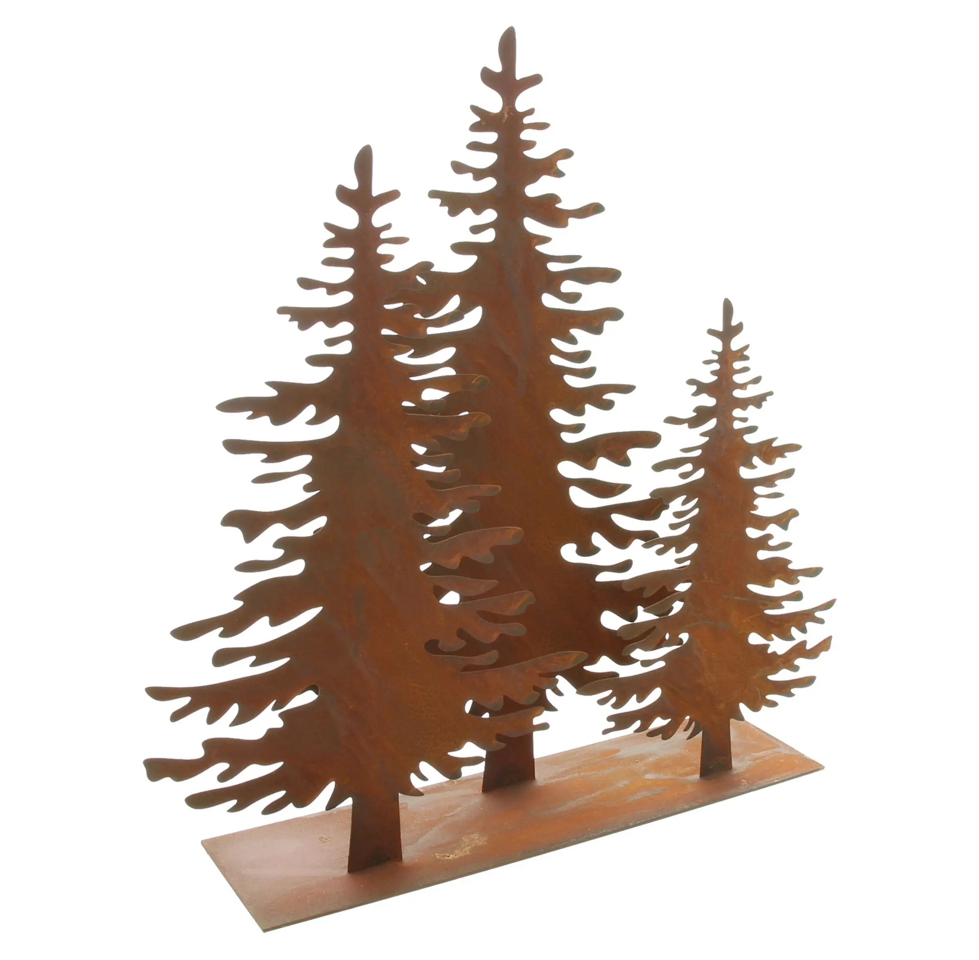 Acheter Décoration rouillée « Forêt de sapins »  dans la boutique en ligne de Frank Flechtwaren pour Sapins