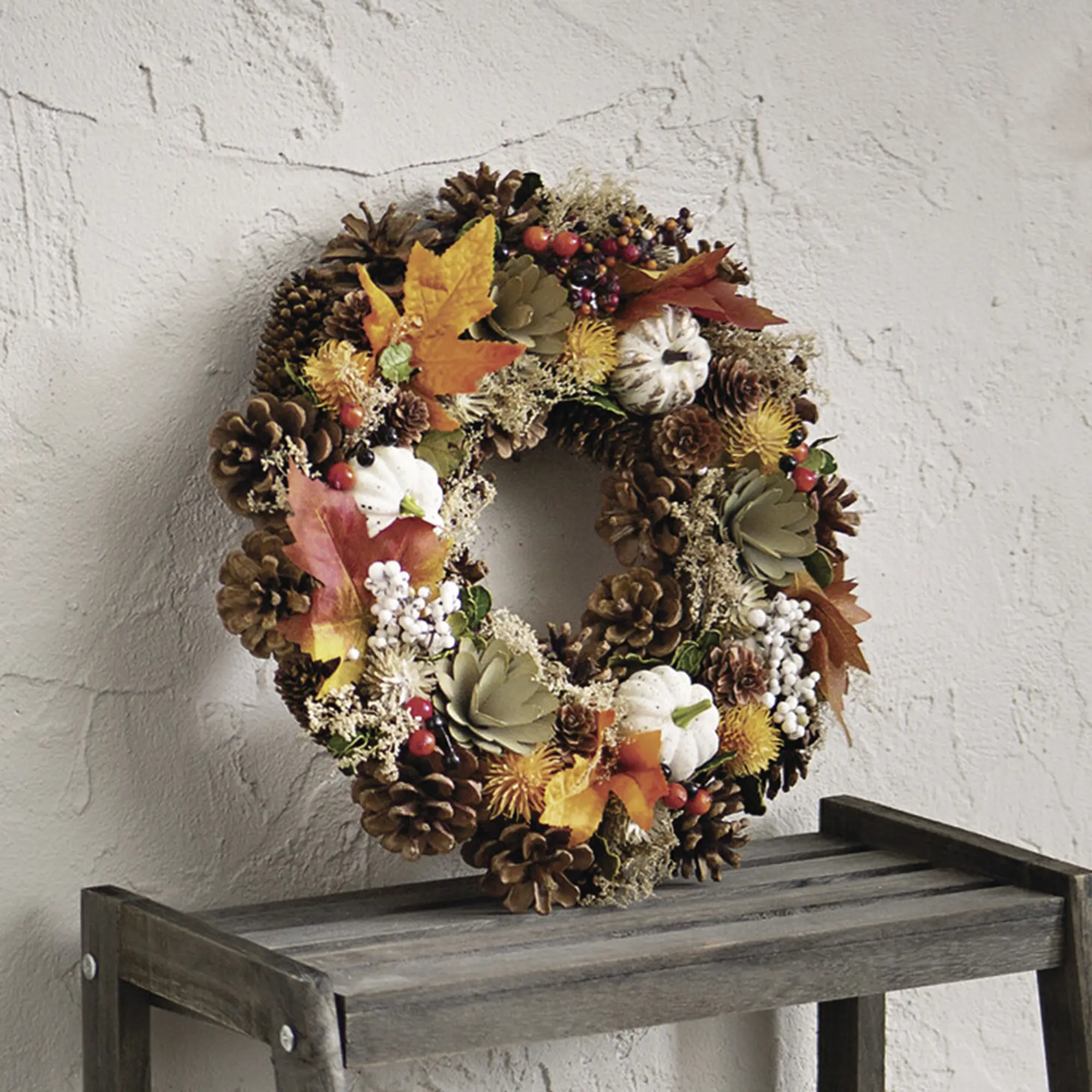 Acheter Couronne "automne"  dans la boutique en ligne de Frank Flechtwaren