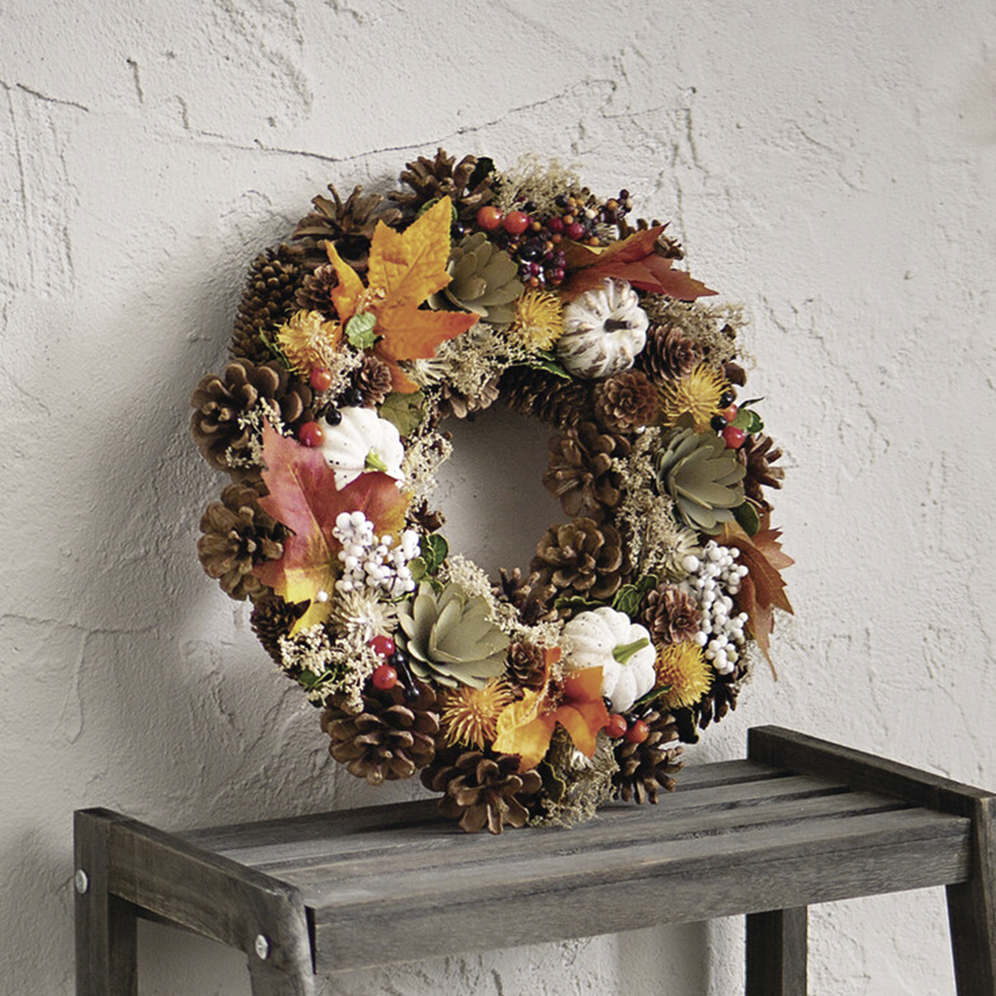 Acheter Couronne "automne"  dans la boutique en ligne de Frank Flechtwaren